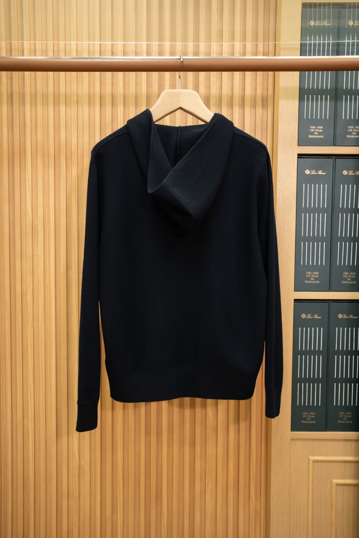 LORO P MERINO WOOL ZIP HOODIE