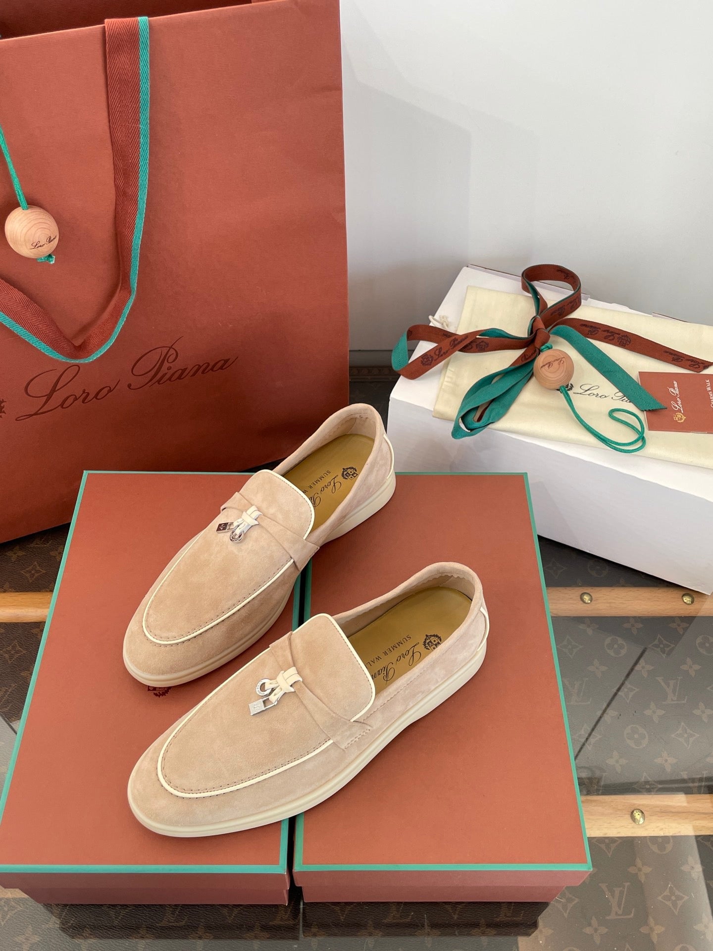 LORO P SUMMER CHARMS LOAFERS