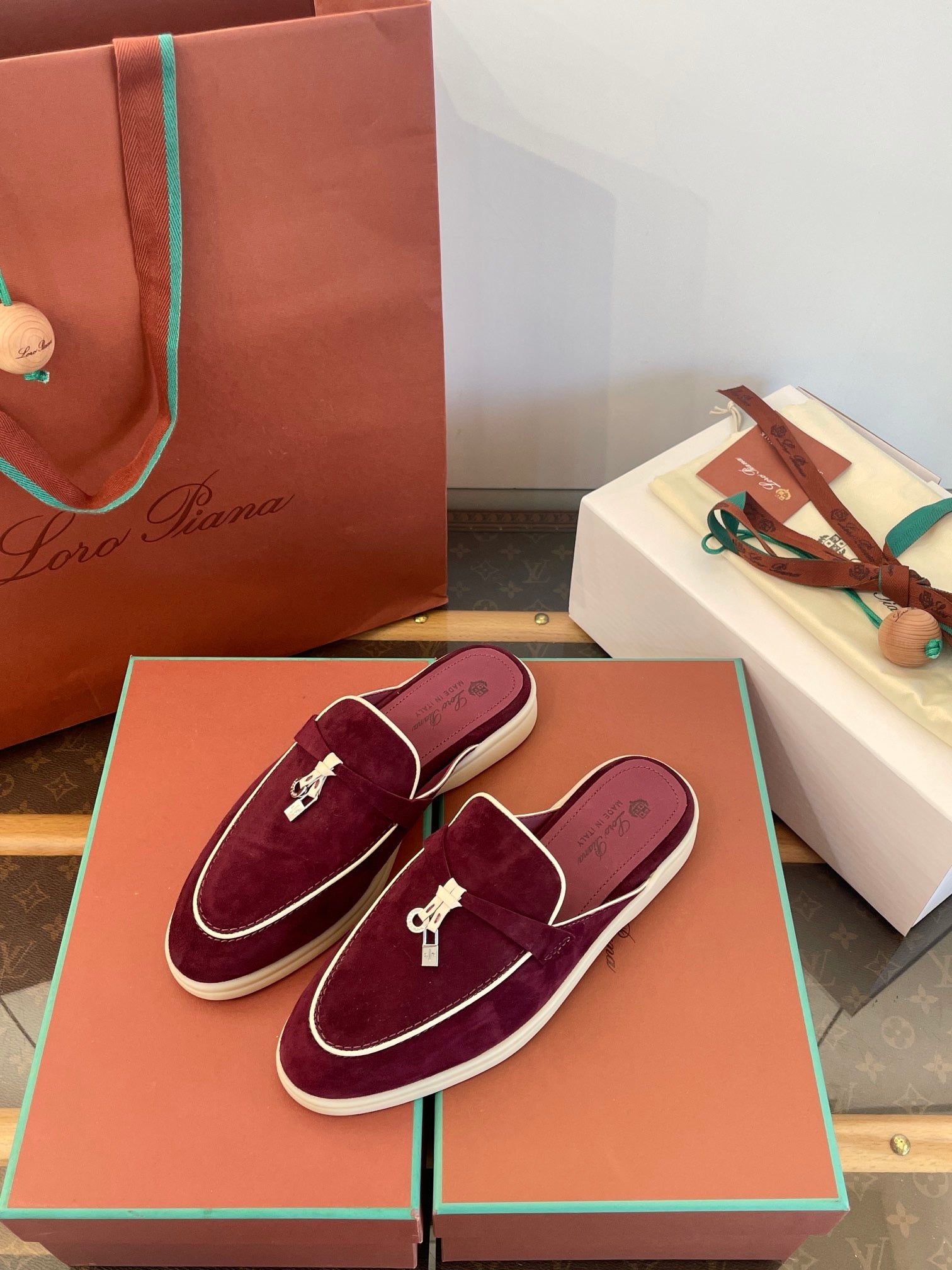 LORO P SUMMER CHARMS LOAFERS
