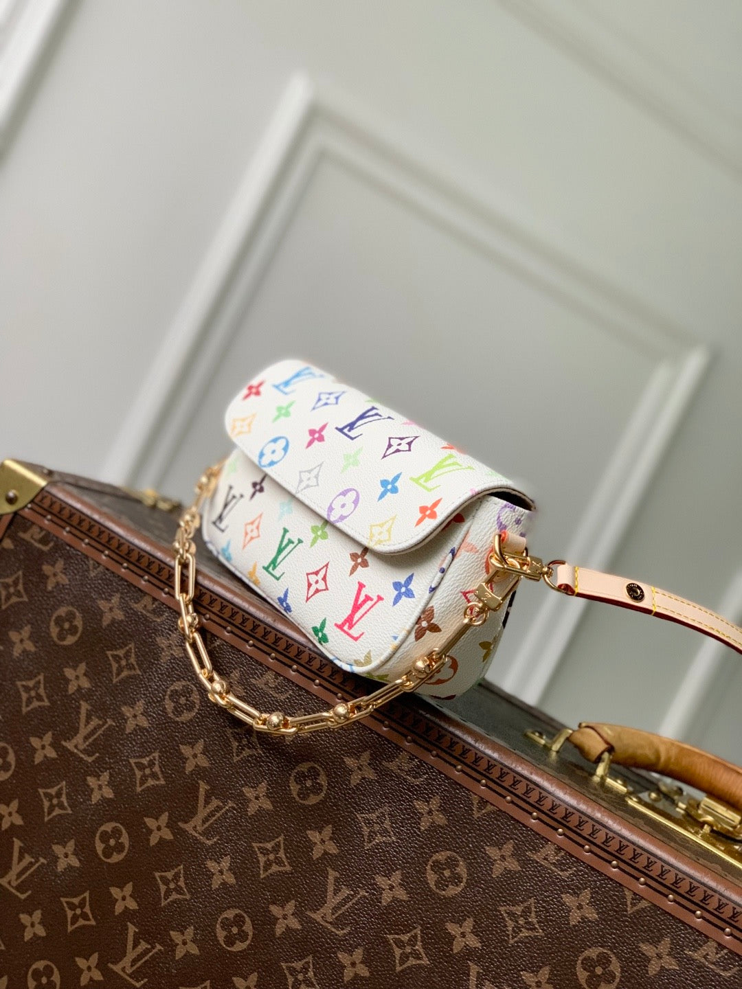 LOU x MURAKAMI IVY WALLET ON CHAIN BAG