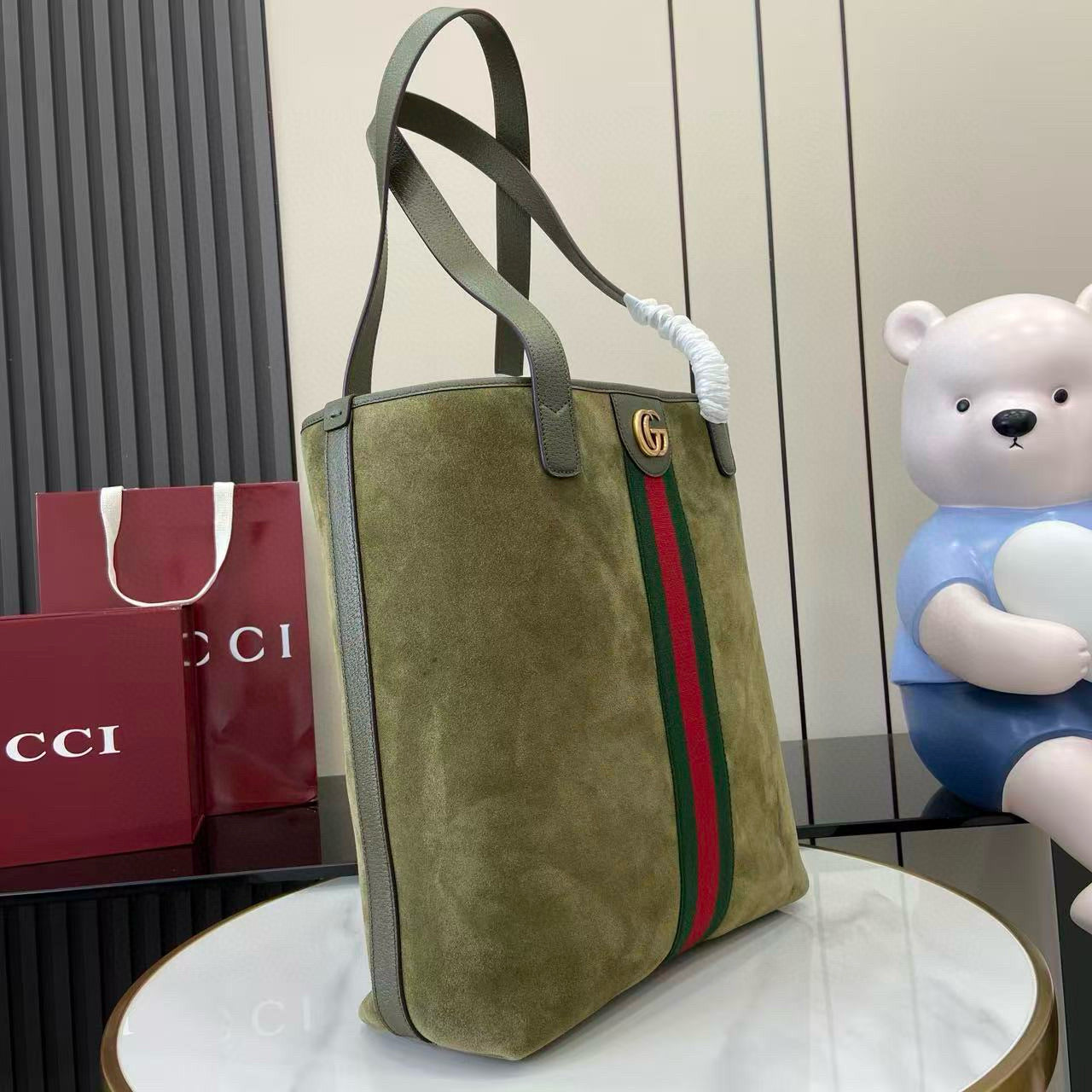 GG OPHIDIA MEDIUM TOTE BAG