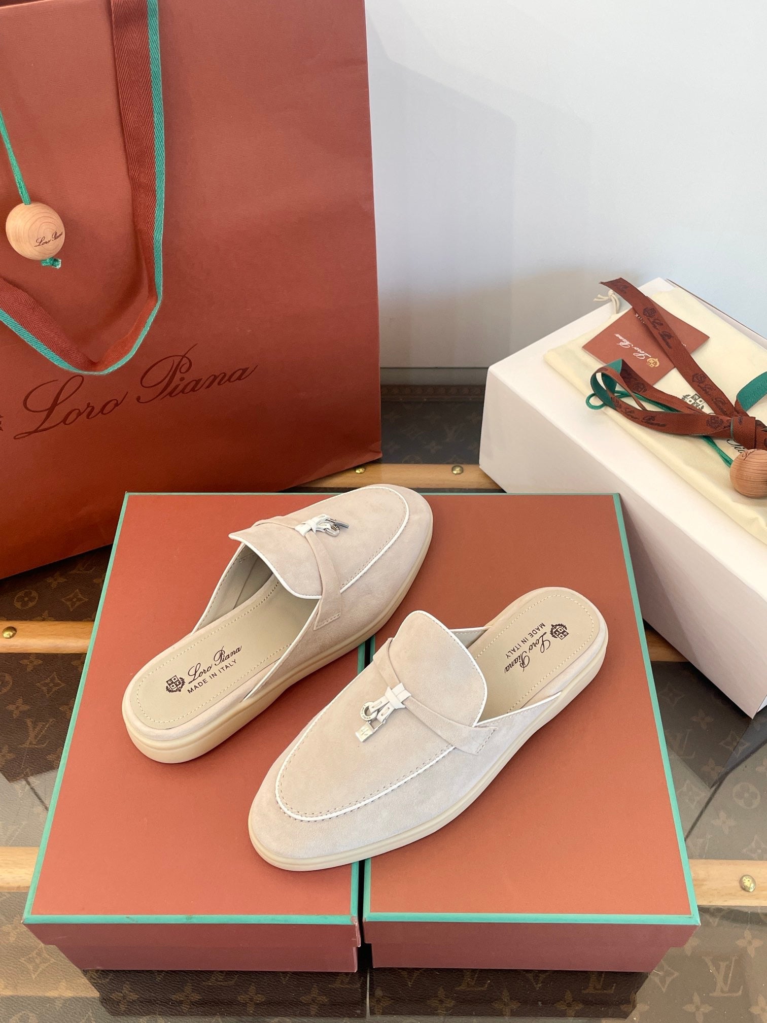 LORO P SUMMER CHARMS LOAFERS