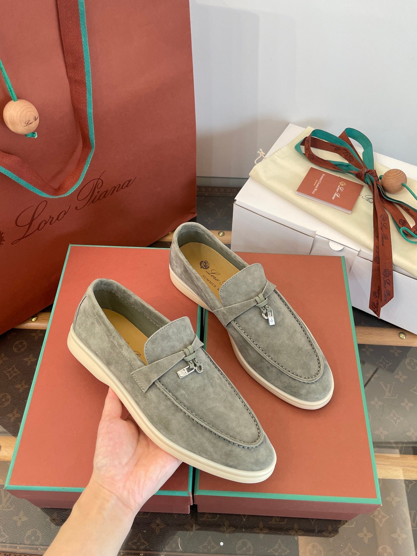 LORO P SUMMER CHARMS LOAFERS