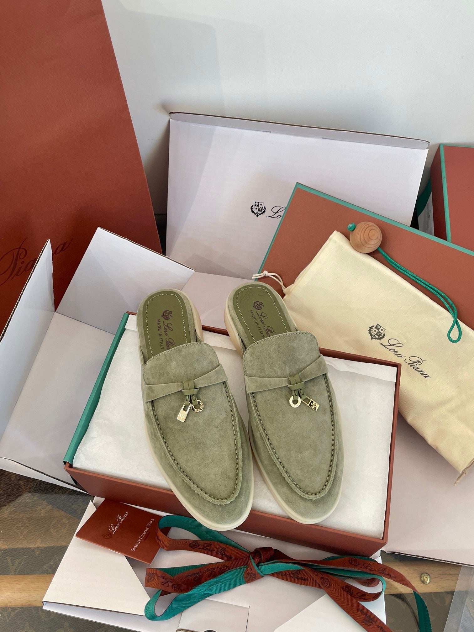 LORO P SUMMER CHARMS LOAFERS