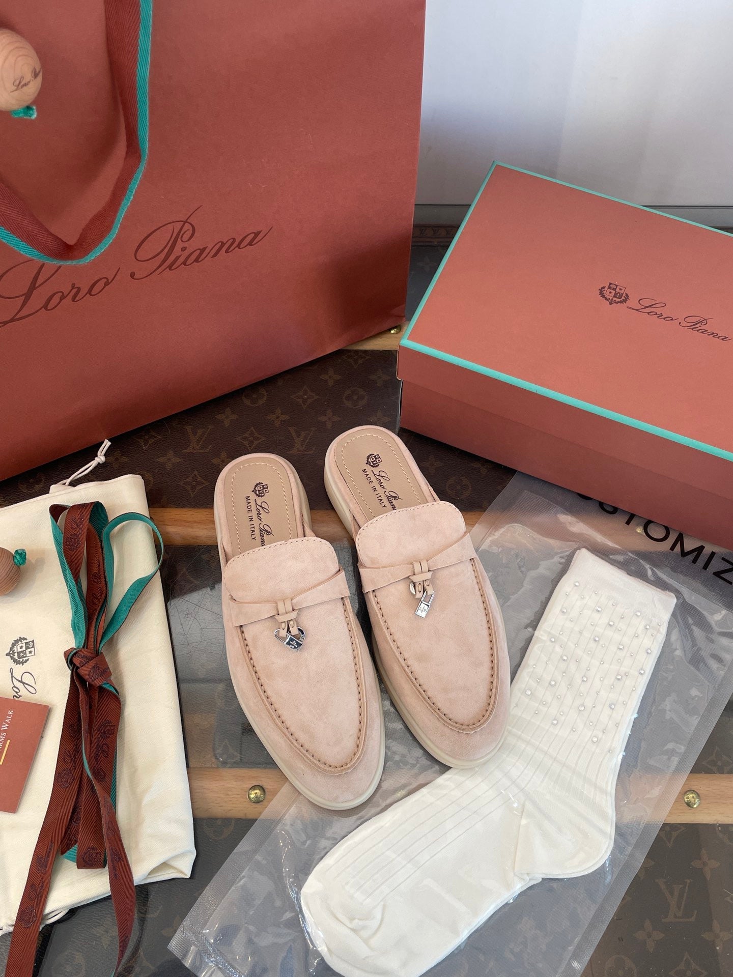 LORO P SUMMER CHARMS LOAFERS