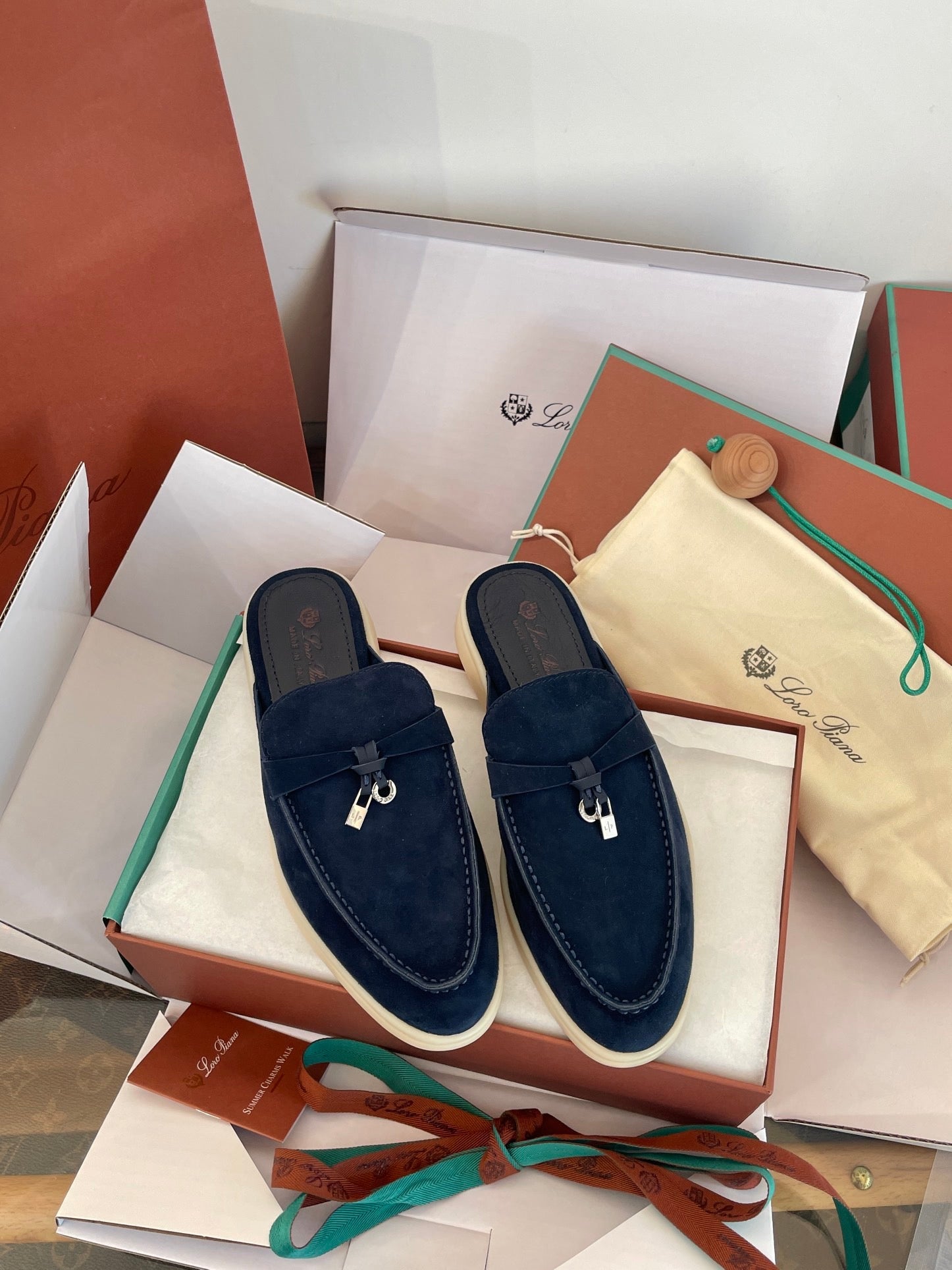 LORO P SUMMER CHARMS LOAFERS