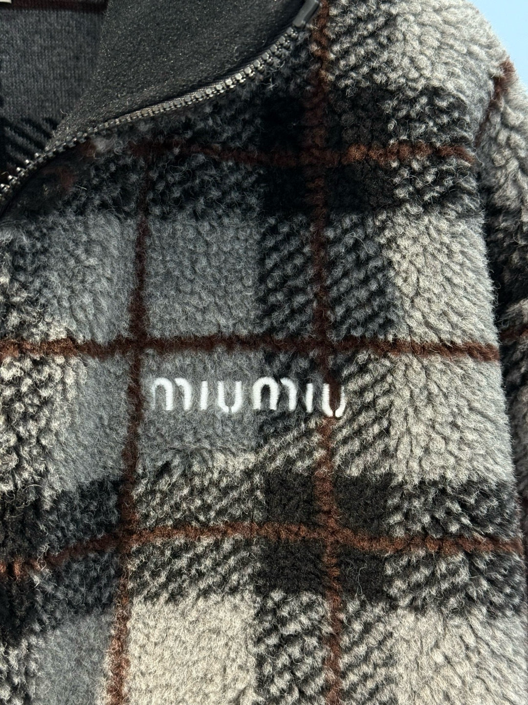 MIU M ZIP JACKET