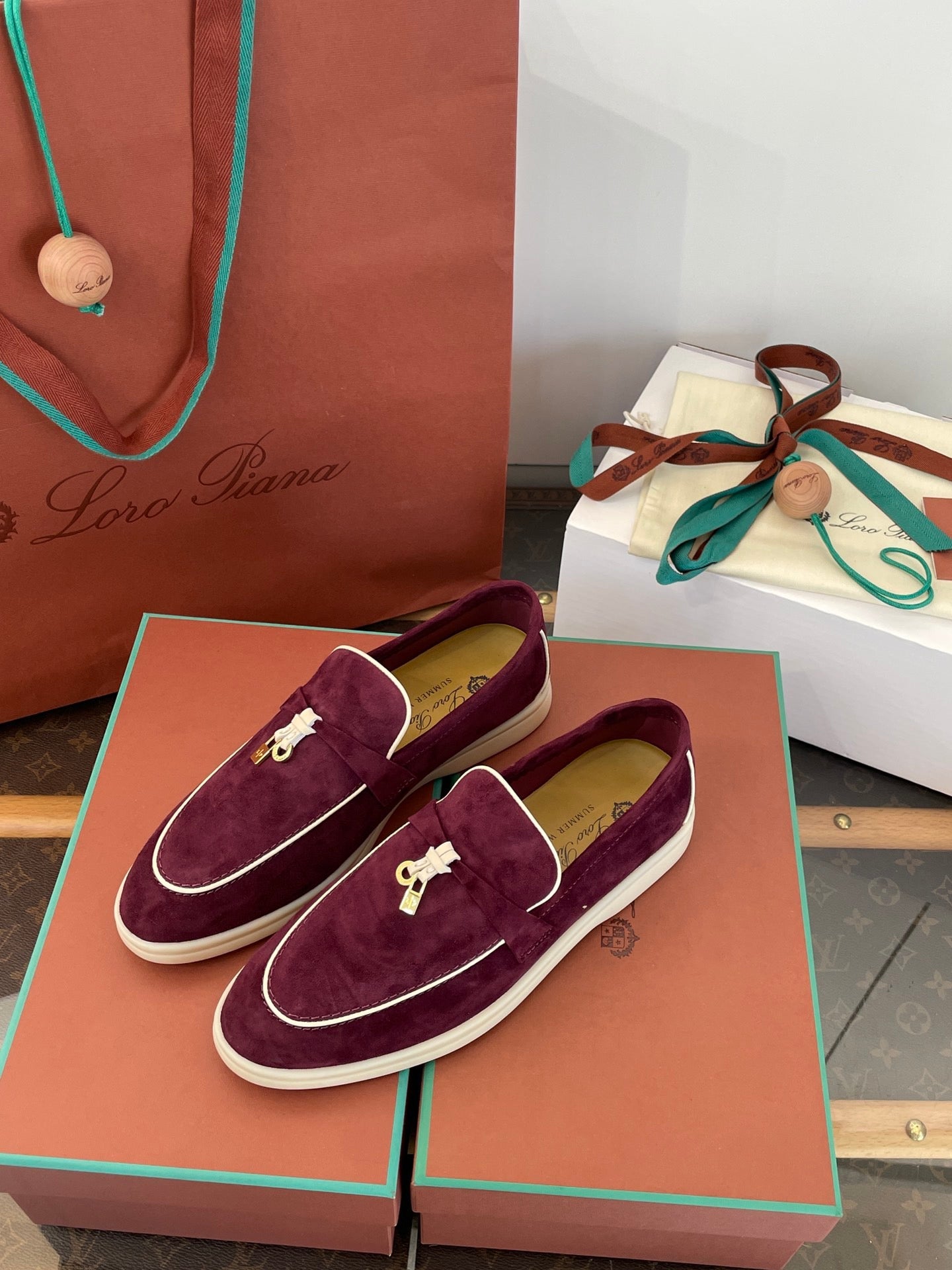 LORO P SUMMER CHARMS LOAFERS