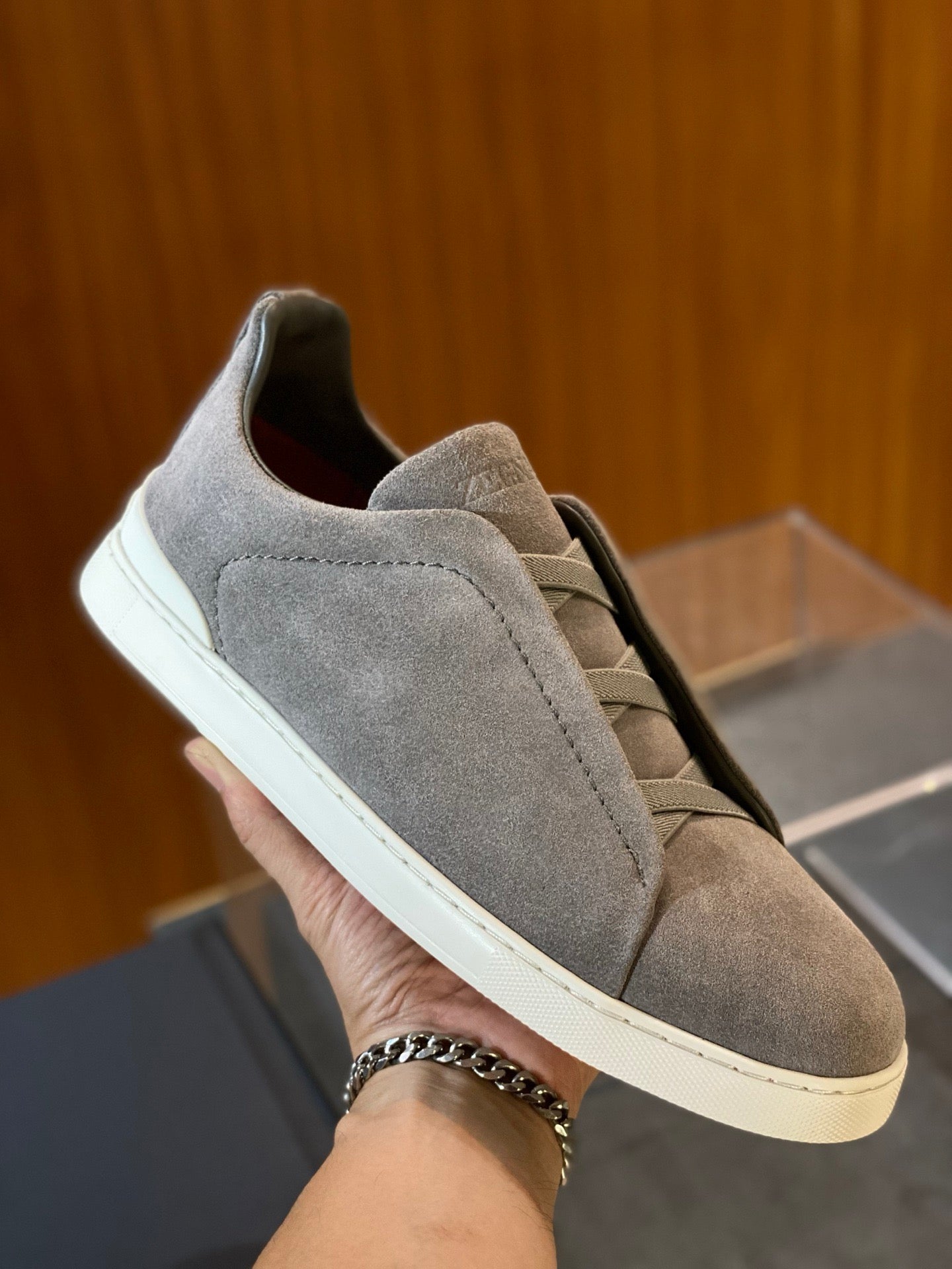 ZEGN TRIPLE STITCH SNEAKER