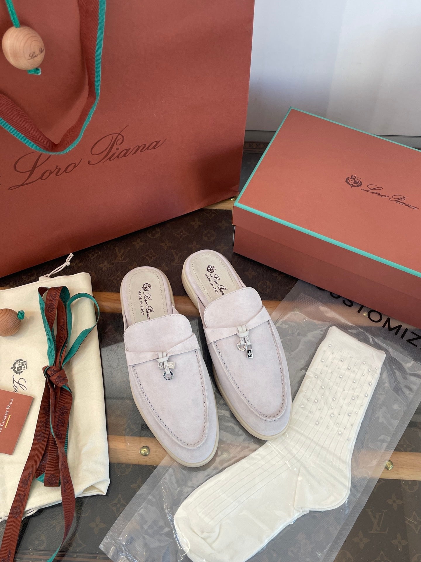 LORO P SUMMER CHARMS LOAFERS