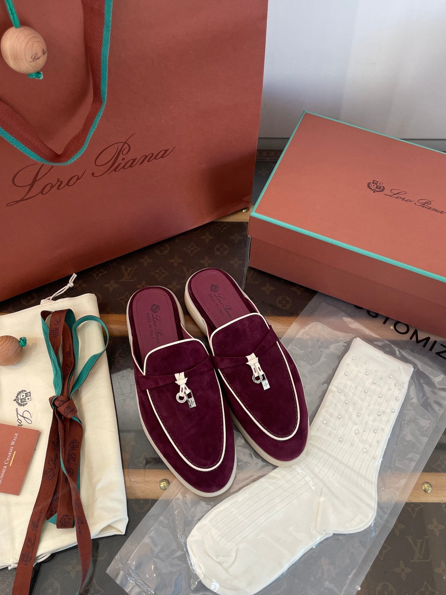 LORO P SUMMER CHARMS LOAFERS