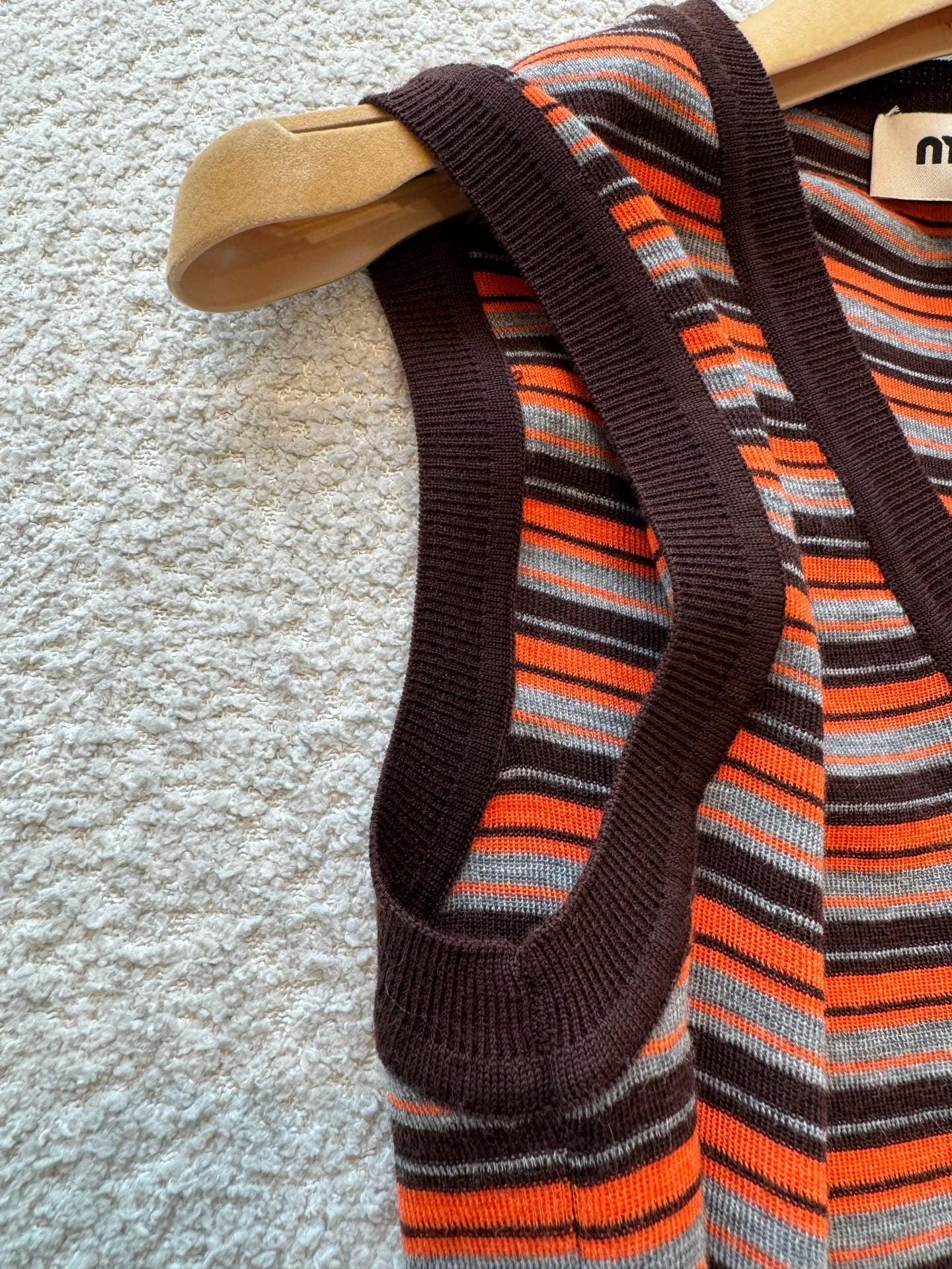 MIU M KNITTED VEST