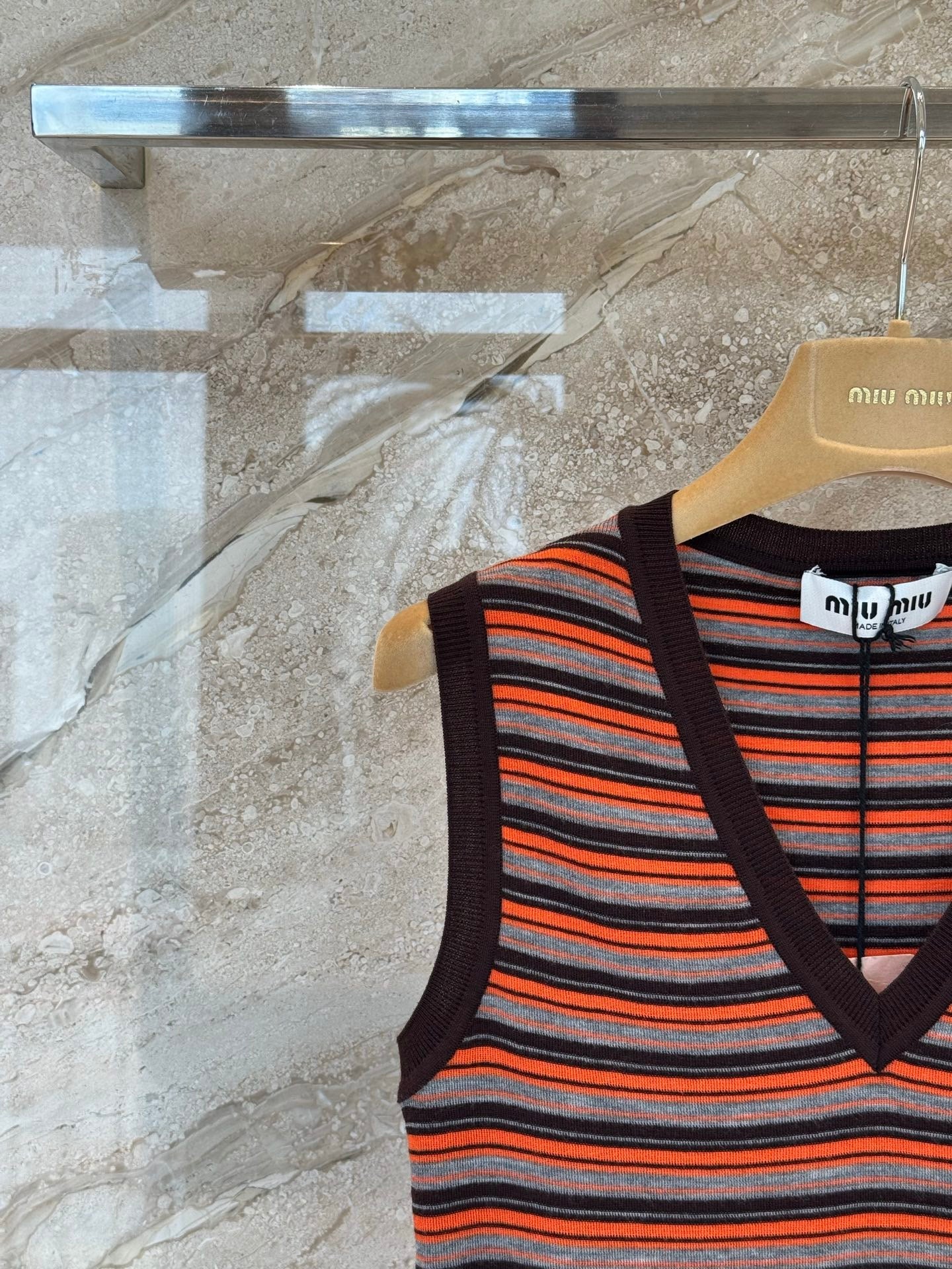 MIU M KNITTED VEST