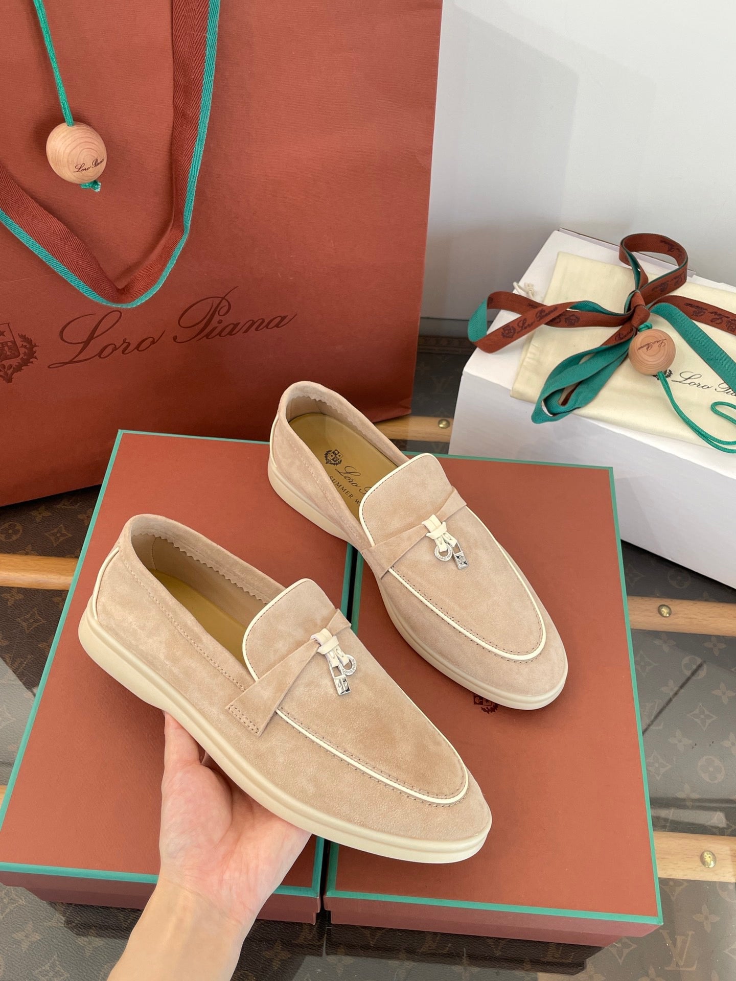 LORO P SUMMER CHARMS LOAFERS