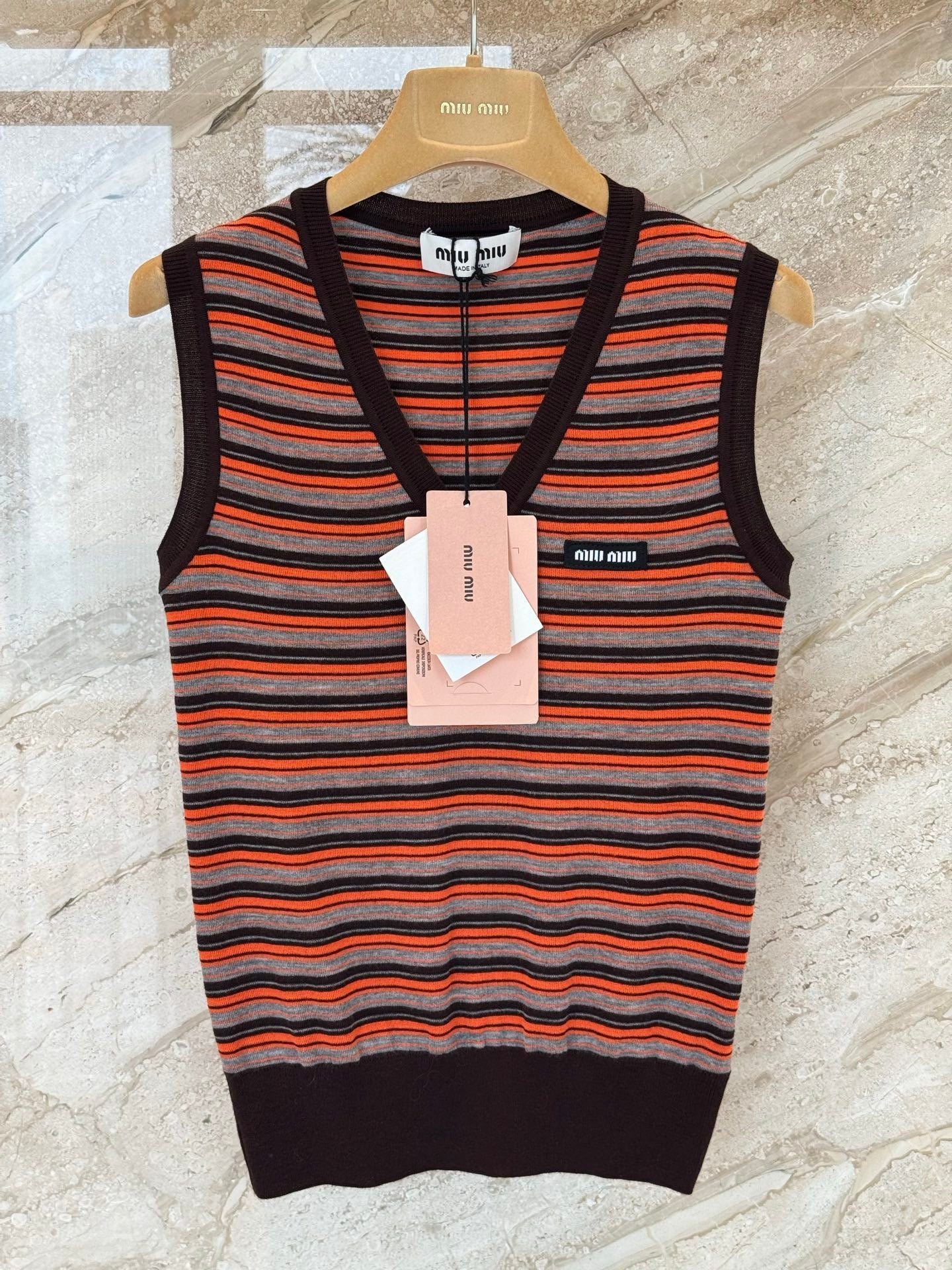 MIU M KNITTED VEST