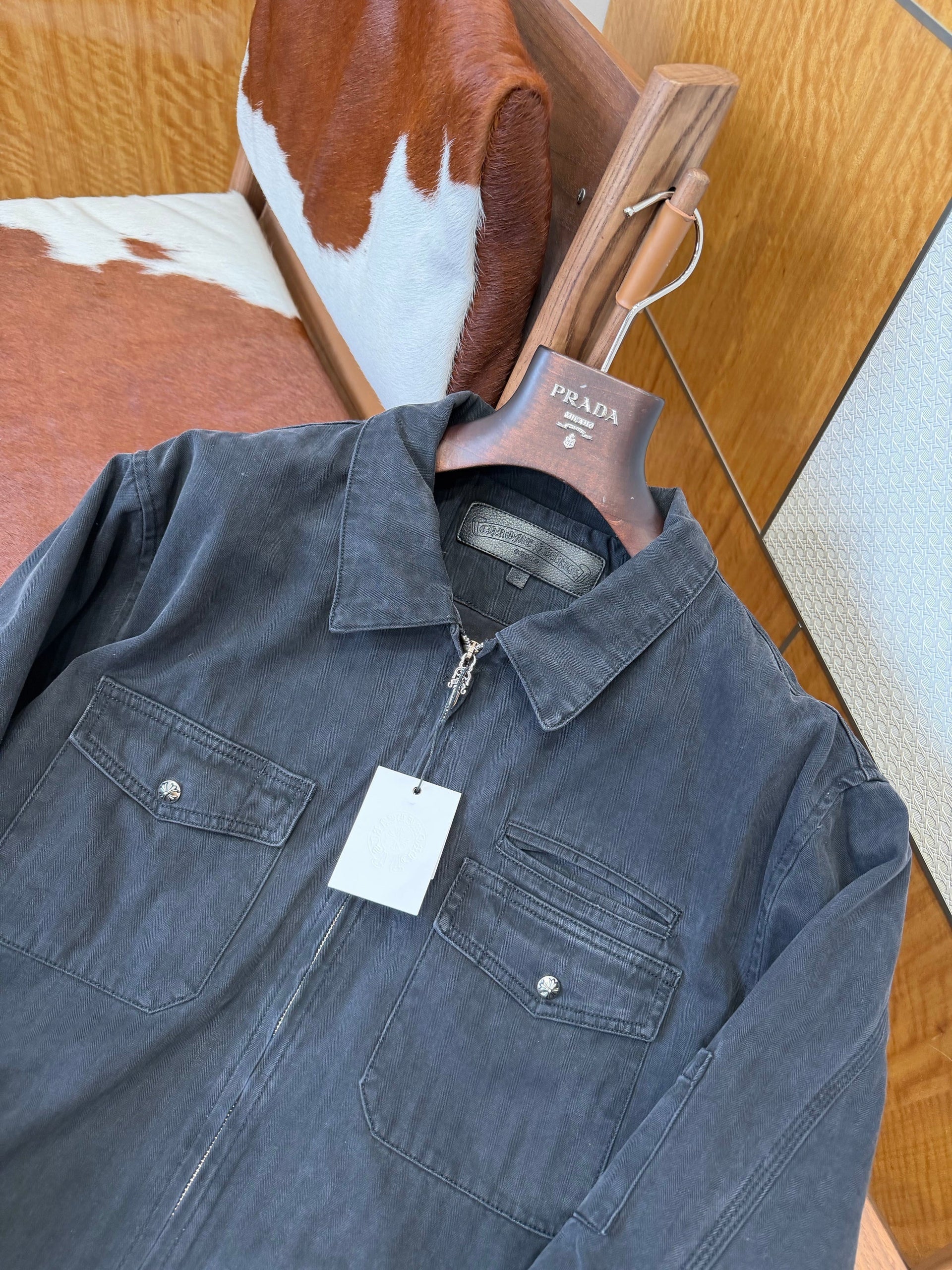 CHROME H DENIM JACKET