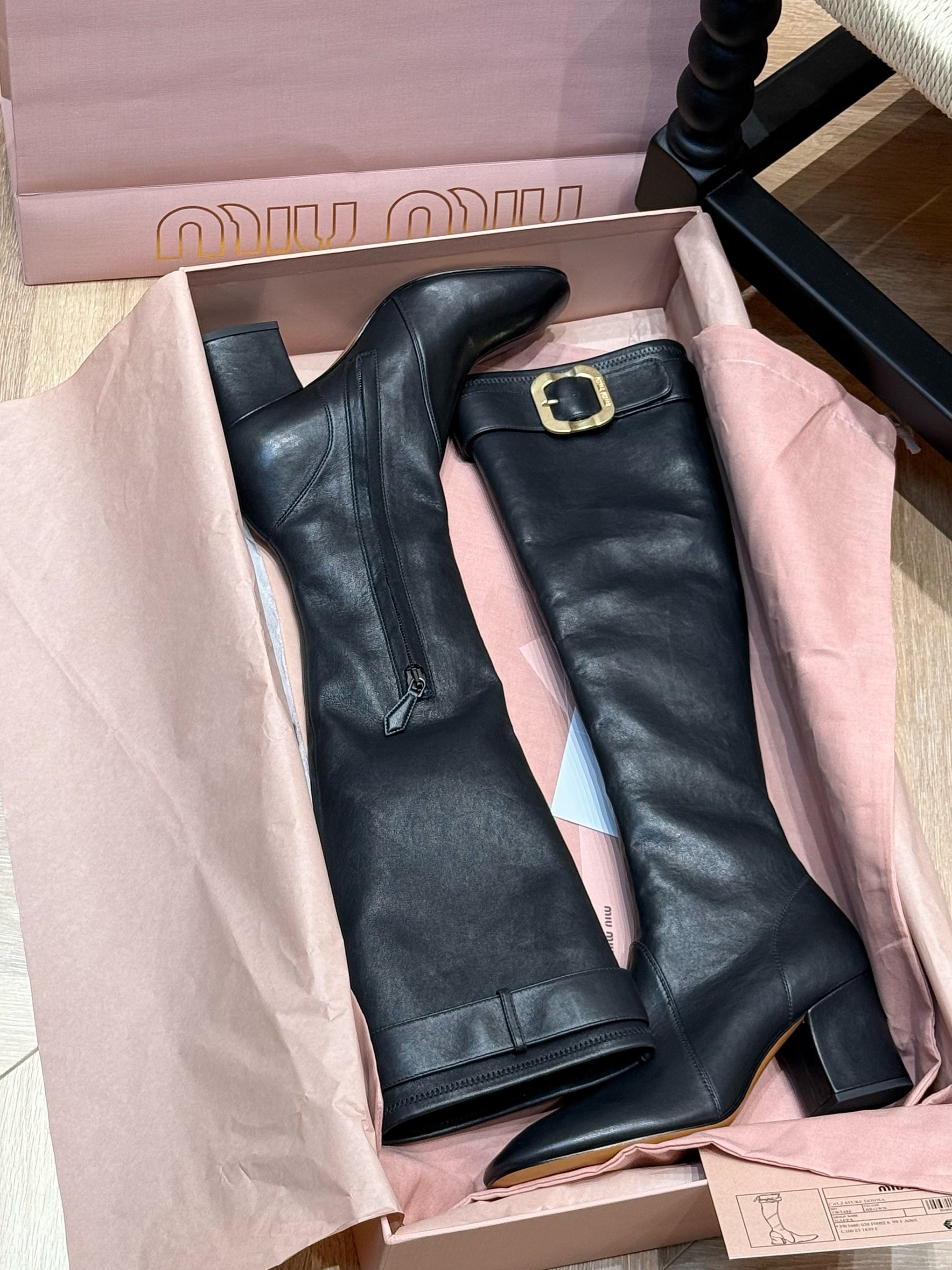 MIU M BOOTS