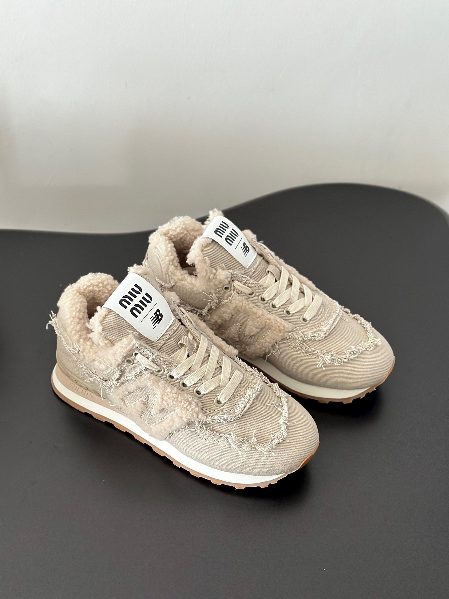 MIU M x NEW BALANCE TRAINERS