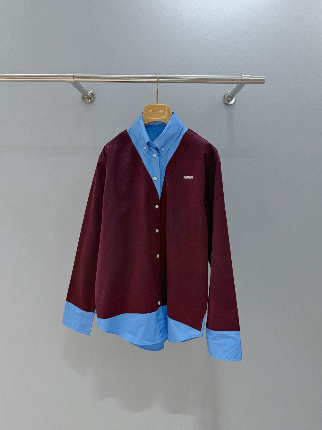 MIU M CARDIGAN SHIRT