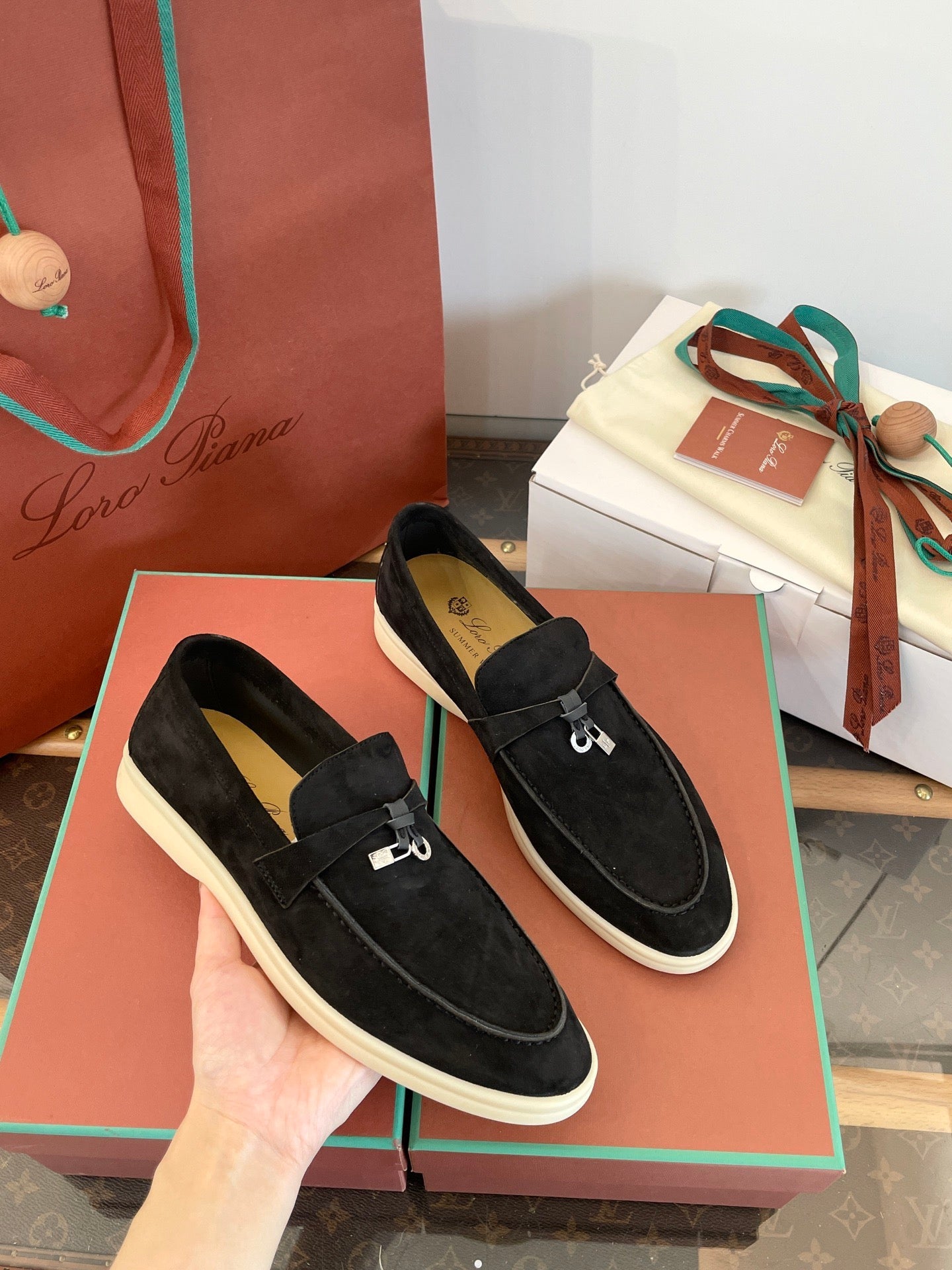 LORO P SUMMER CHARMS LOAFERS