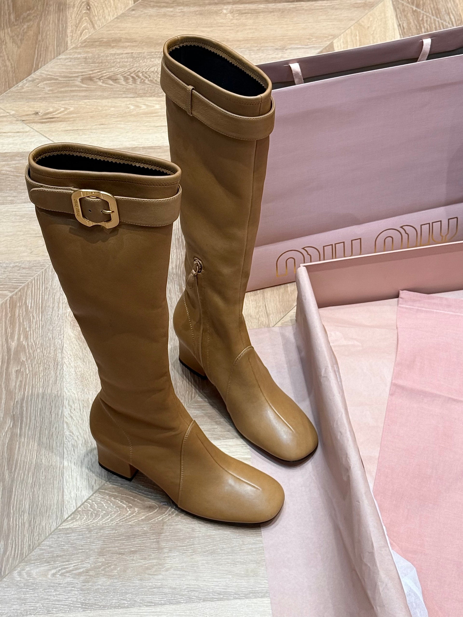 MIU M BOOTS