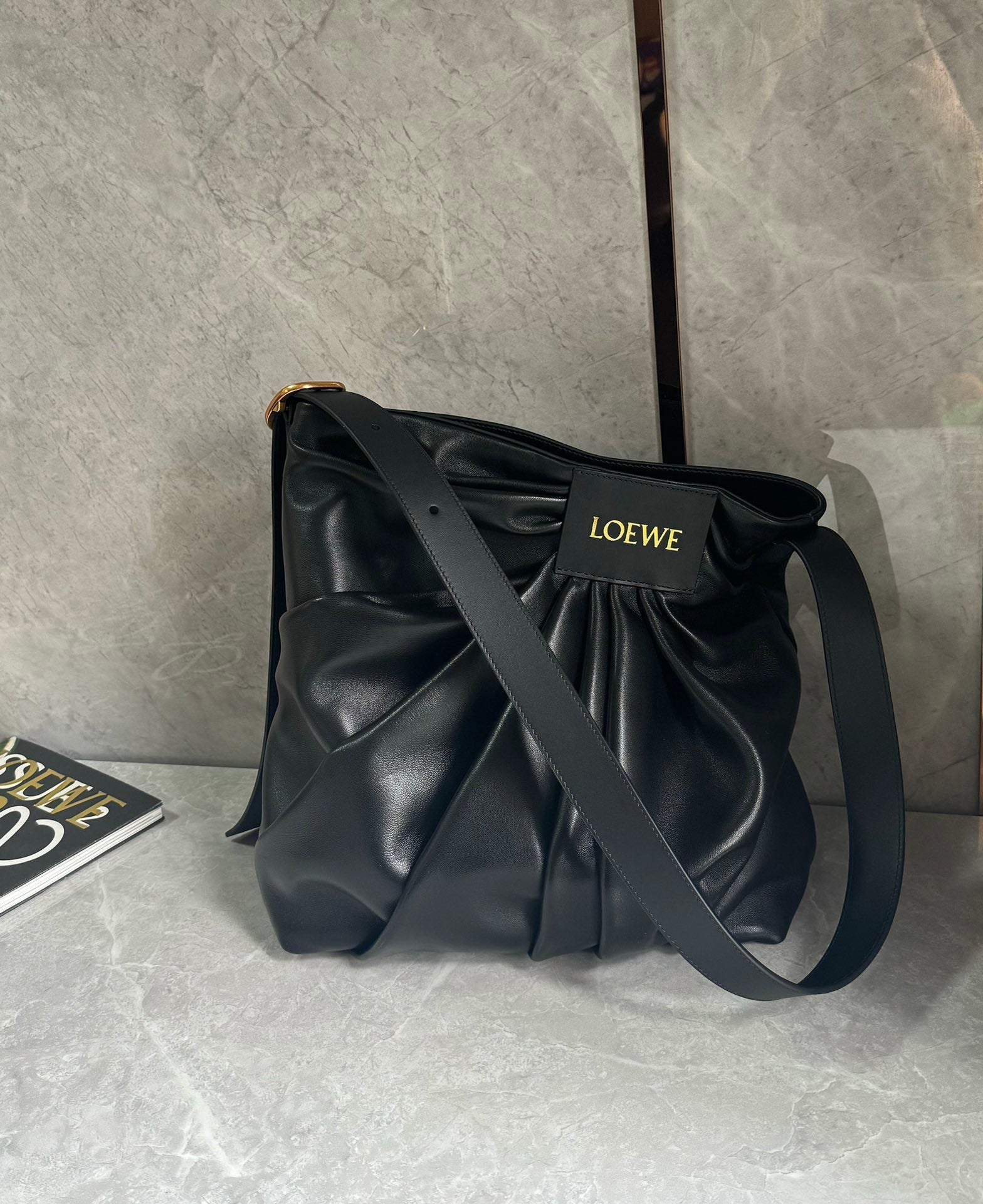 LOEW DRAPED TOTE BAG