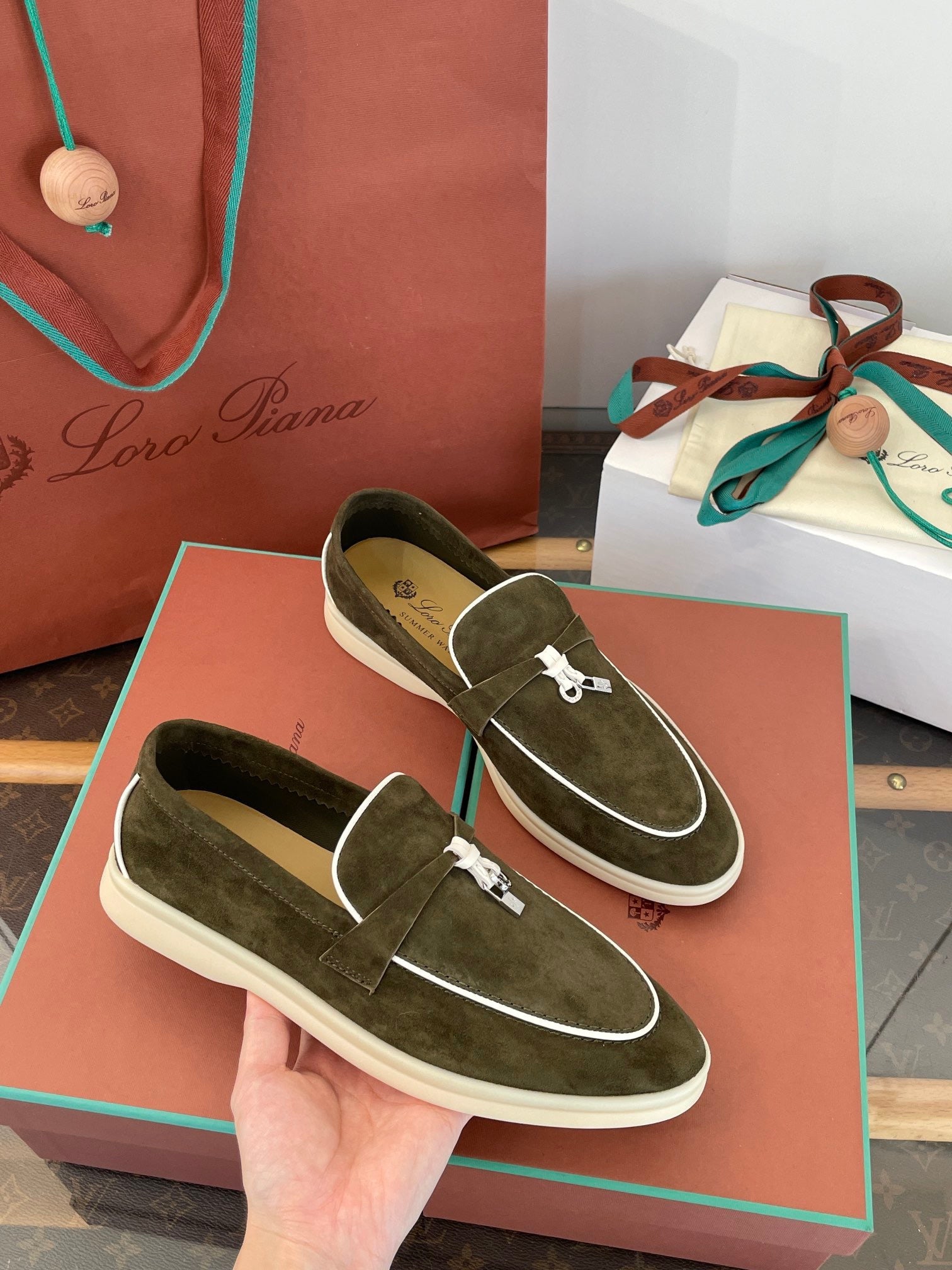 LORO P SUMMER CHARMS LOAFERS
