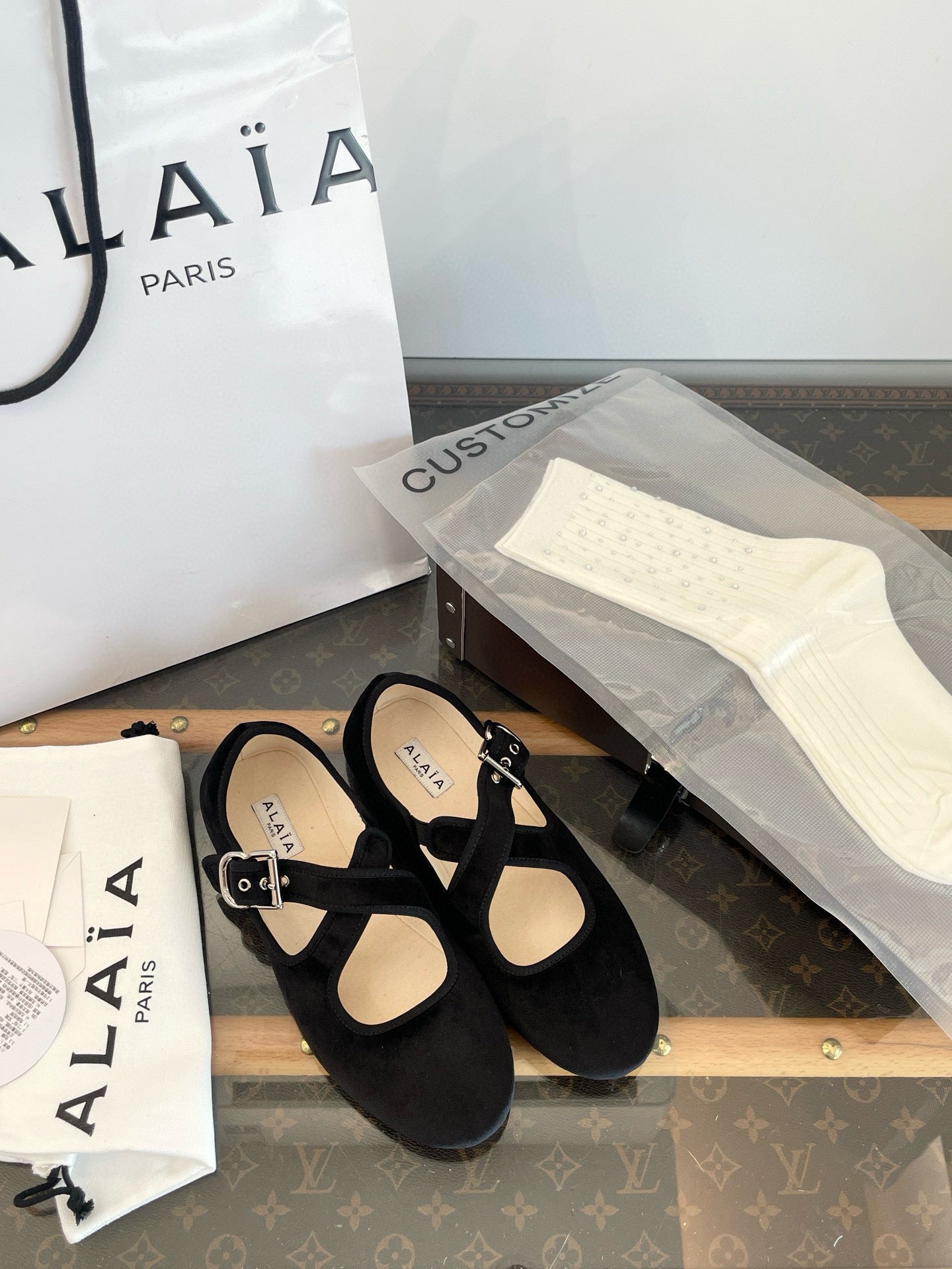 ALAIA BALLET FLATS