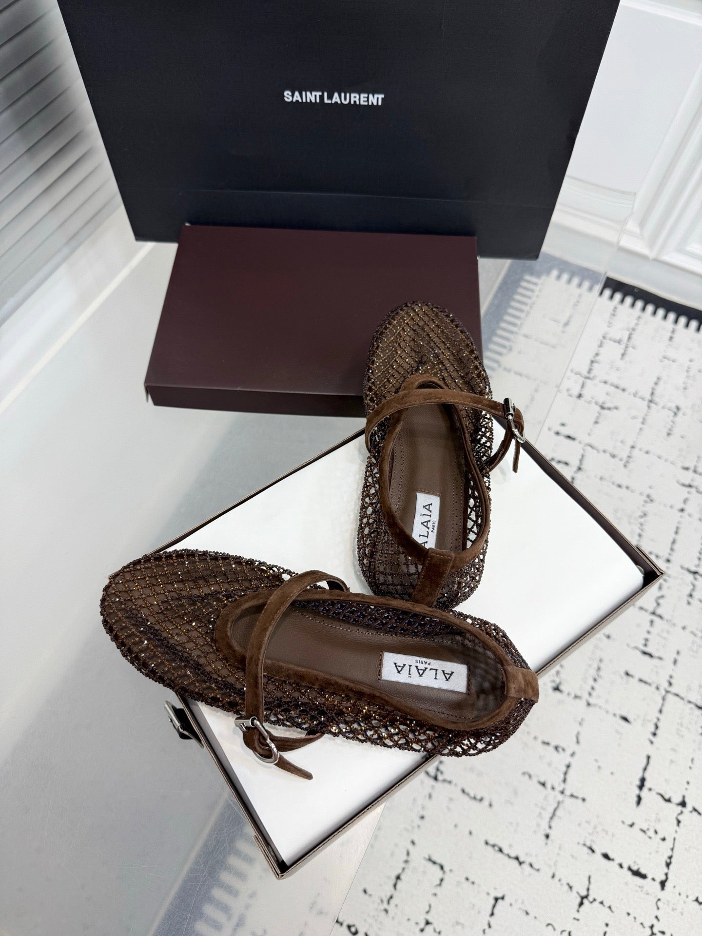 ALAIA BALLET FLATS
