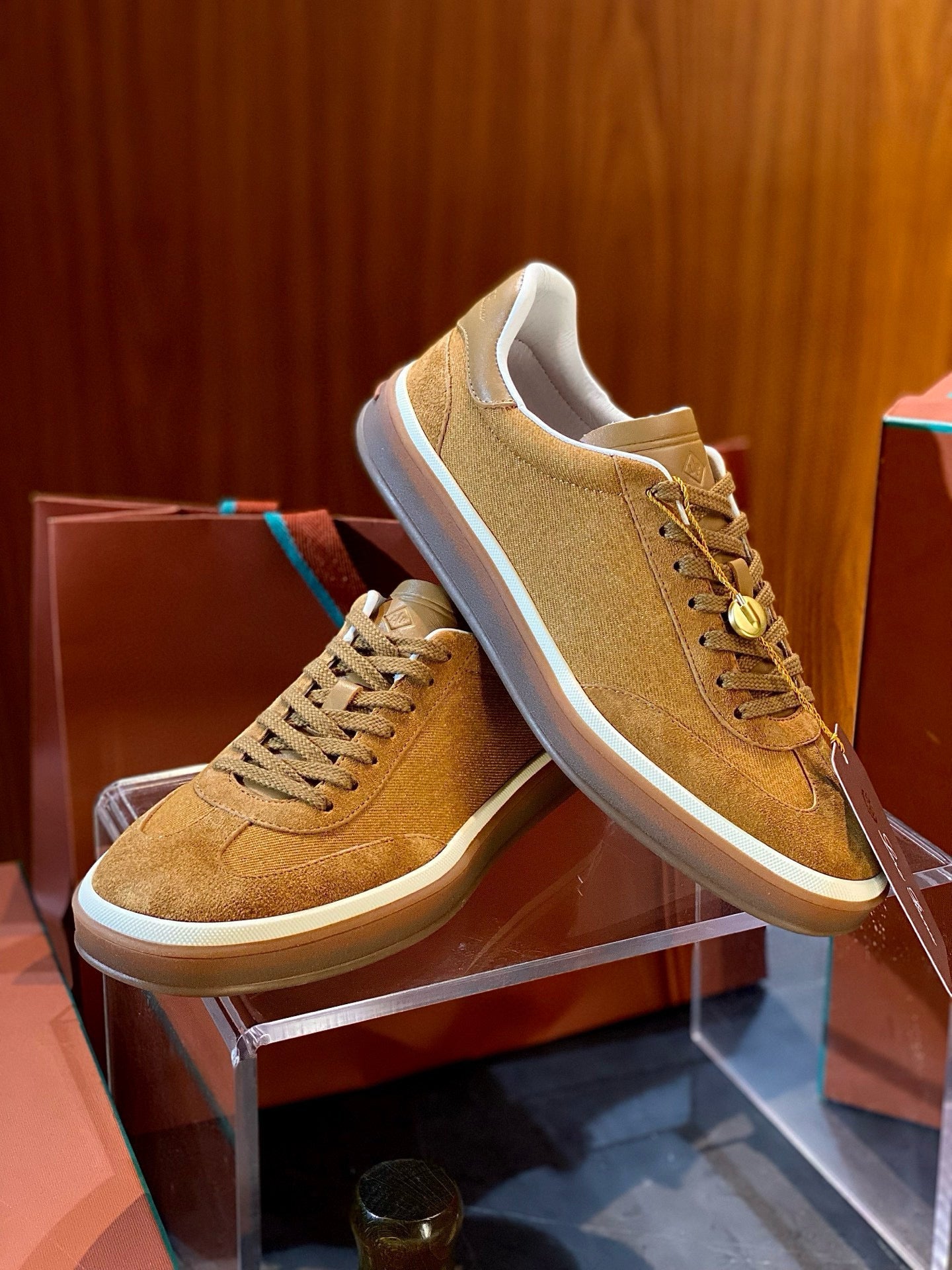 LORO P TENNIS WALK TRAINERS