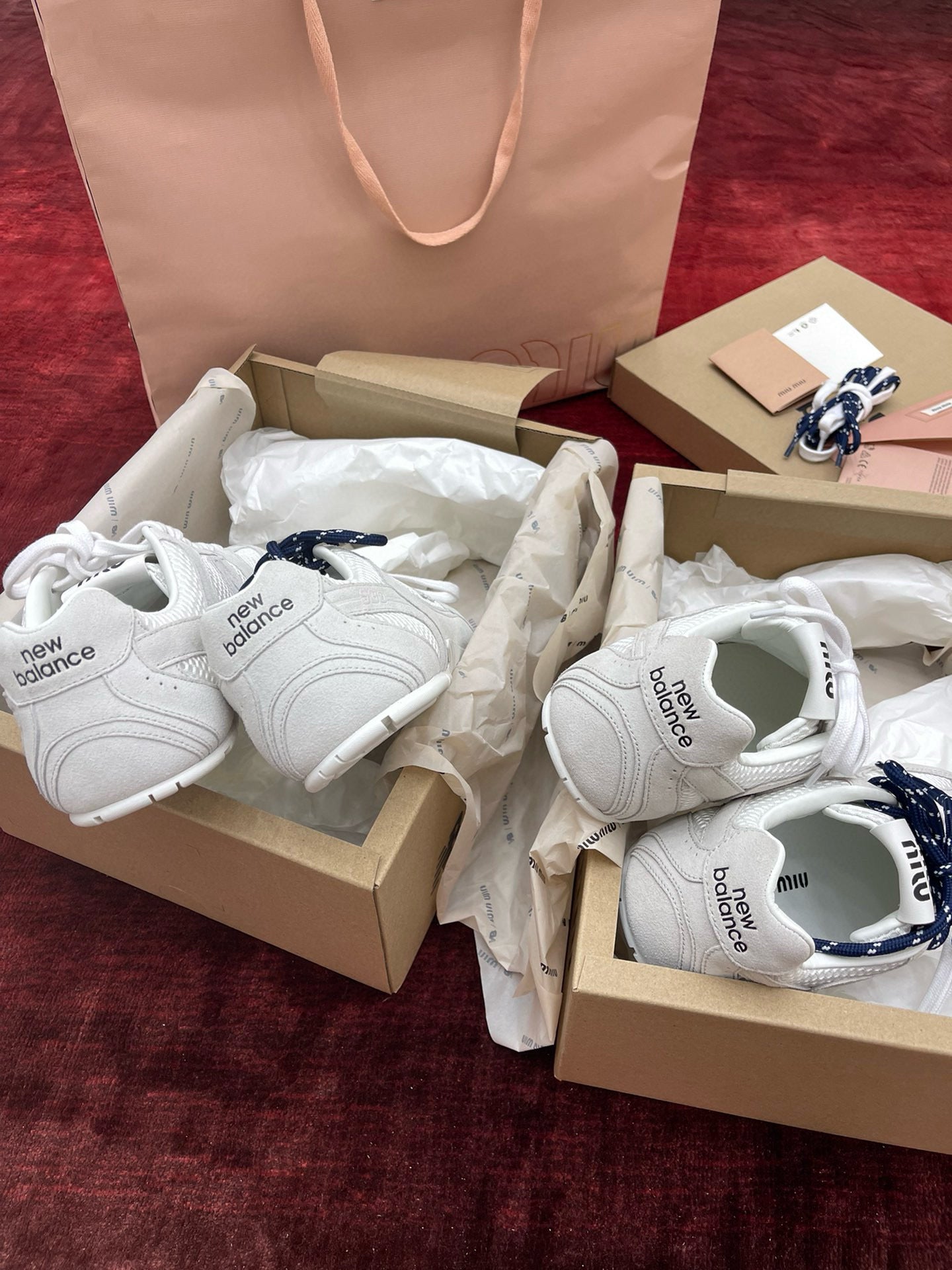 MIU M x NEW BALANCE TRAINERS