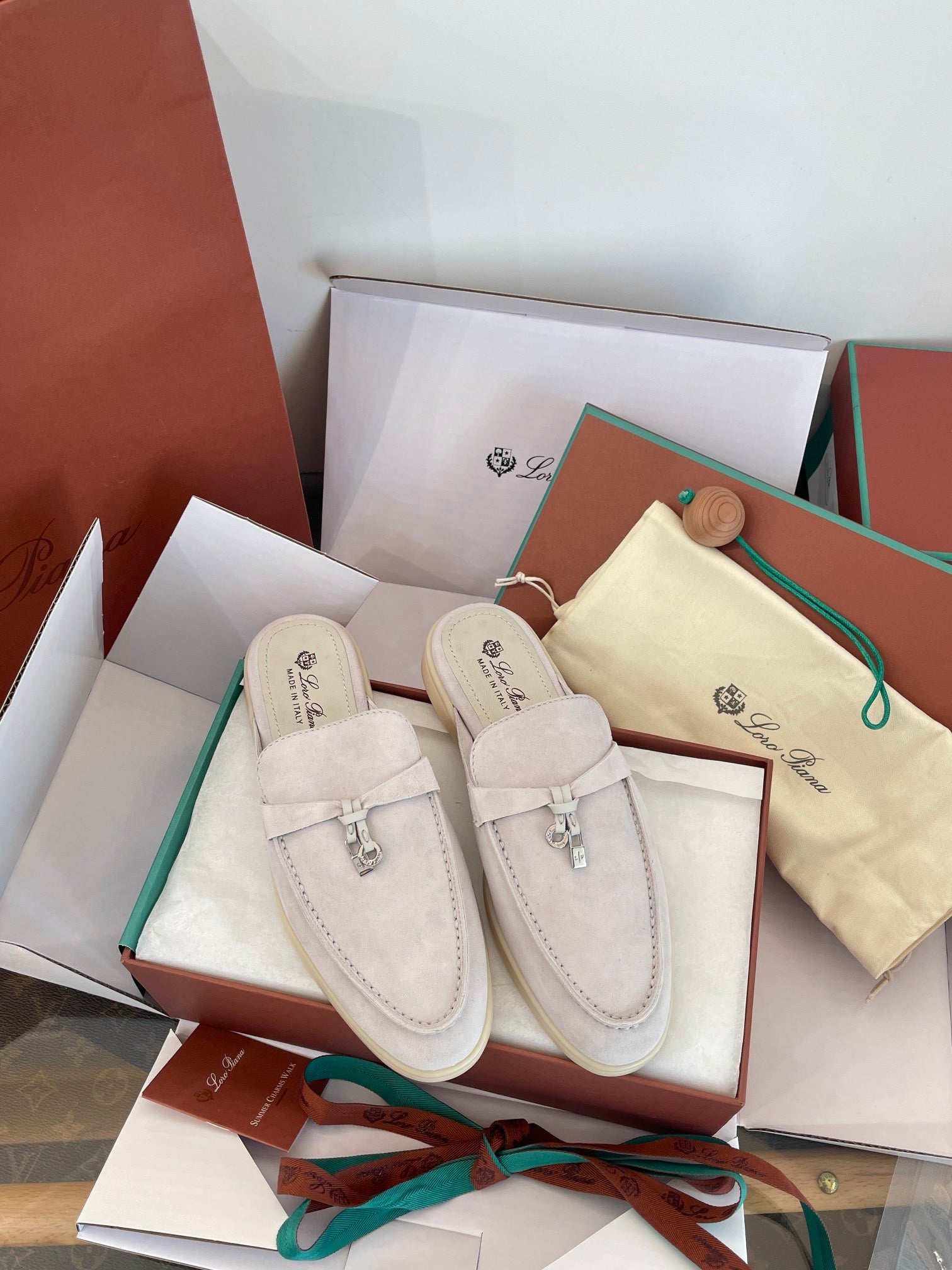 LORO P SUMMER CHARMS LOAFERS