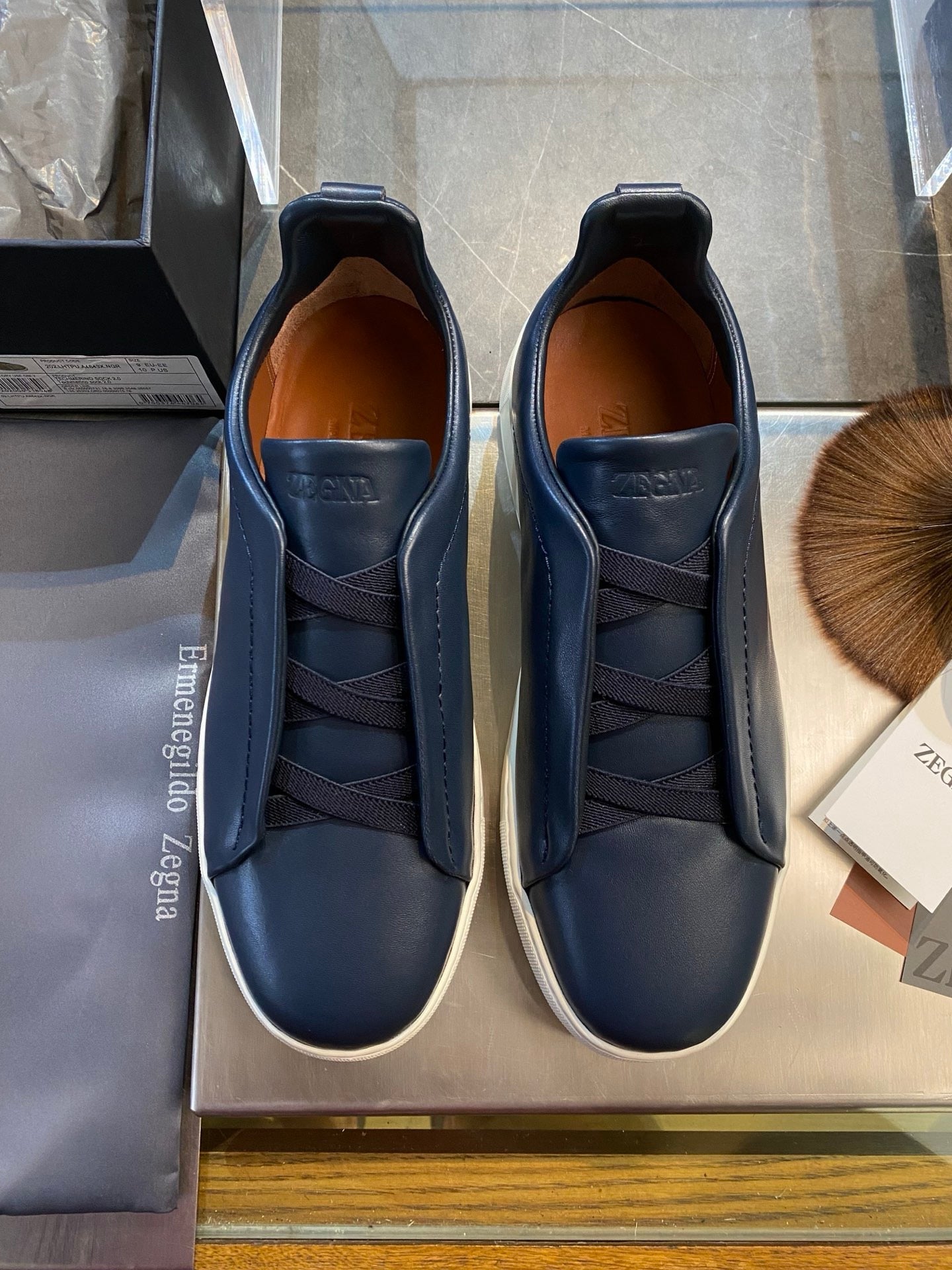 ZEGN TRIPLE STITCH SNEAKER