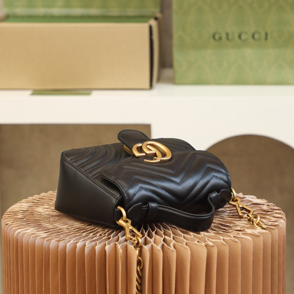 GG MARMONT MINI TOP HANDLE BAG