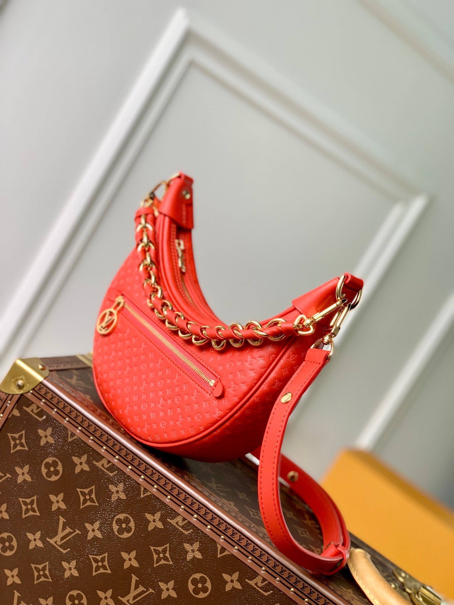 LOU LOOP BAGUETTE BAG