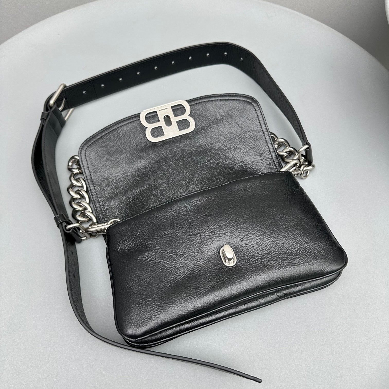BAL BB SMALL SOFT FLAP BAG