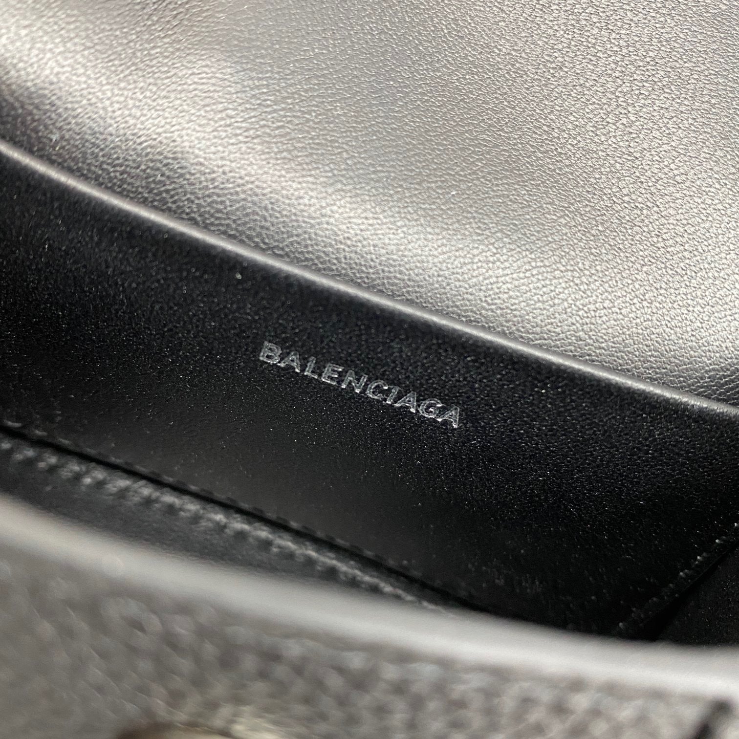 BAL HOURGLASS MINI TOTE BAG