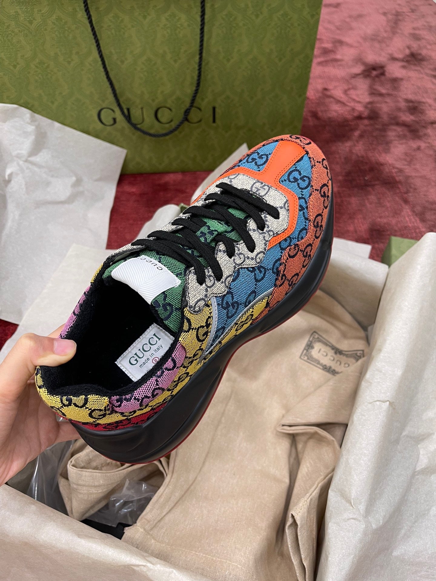 GG RHYTON SNEAKERS