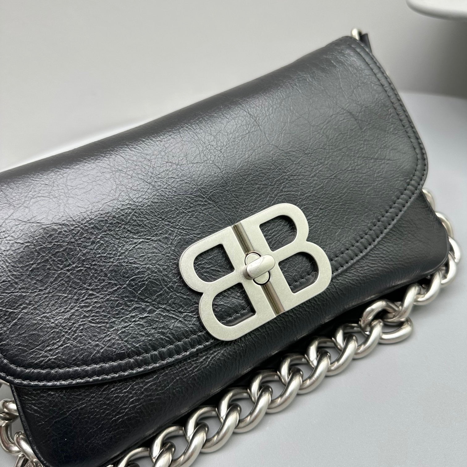 BAL BB SMALL SOFT FLAP BAG
