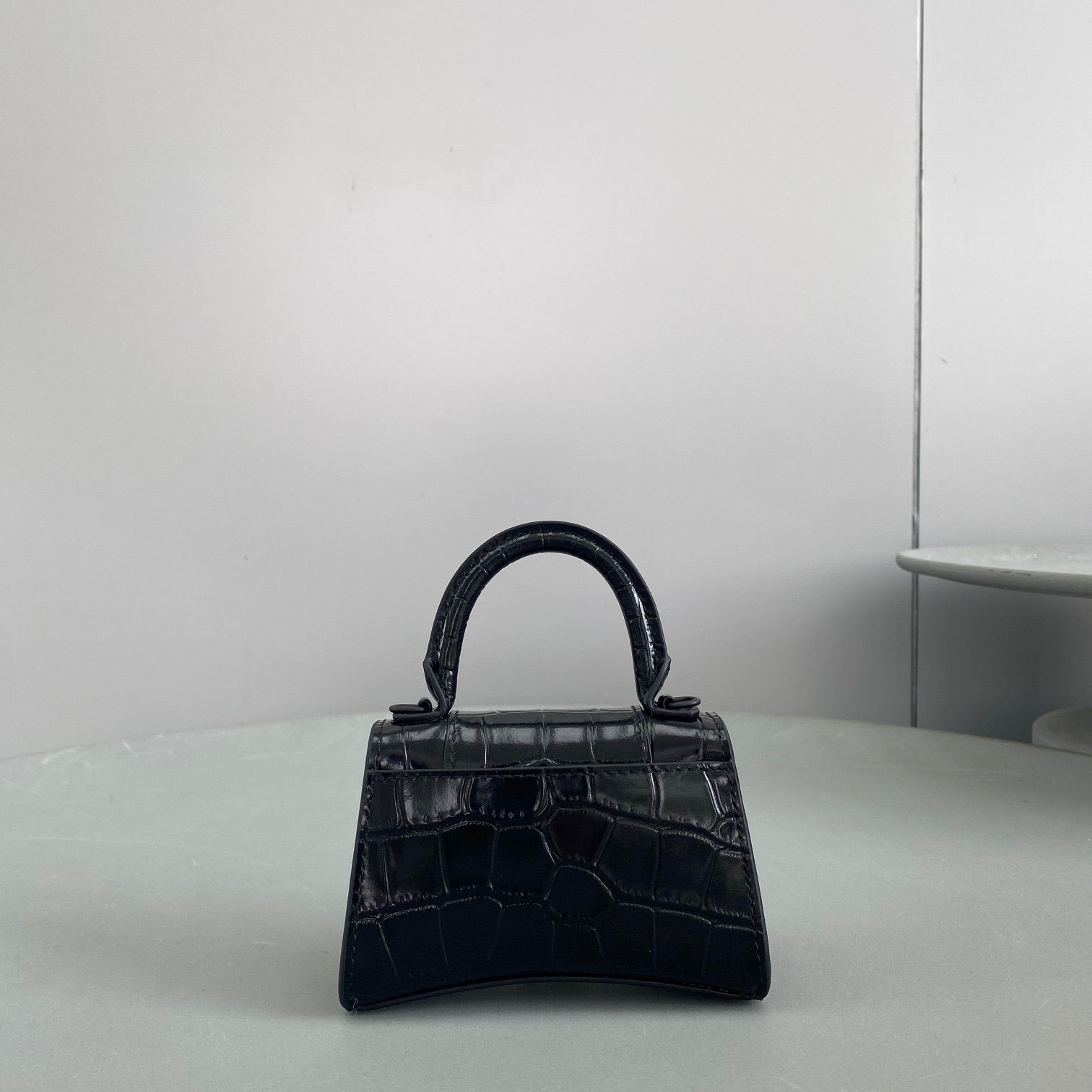 BAL HOURGLASS MINI TOTE BAG