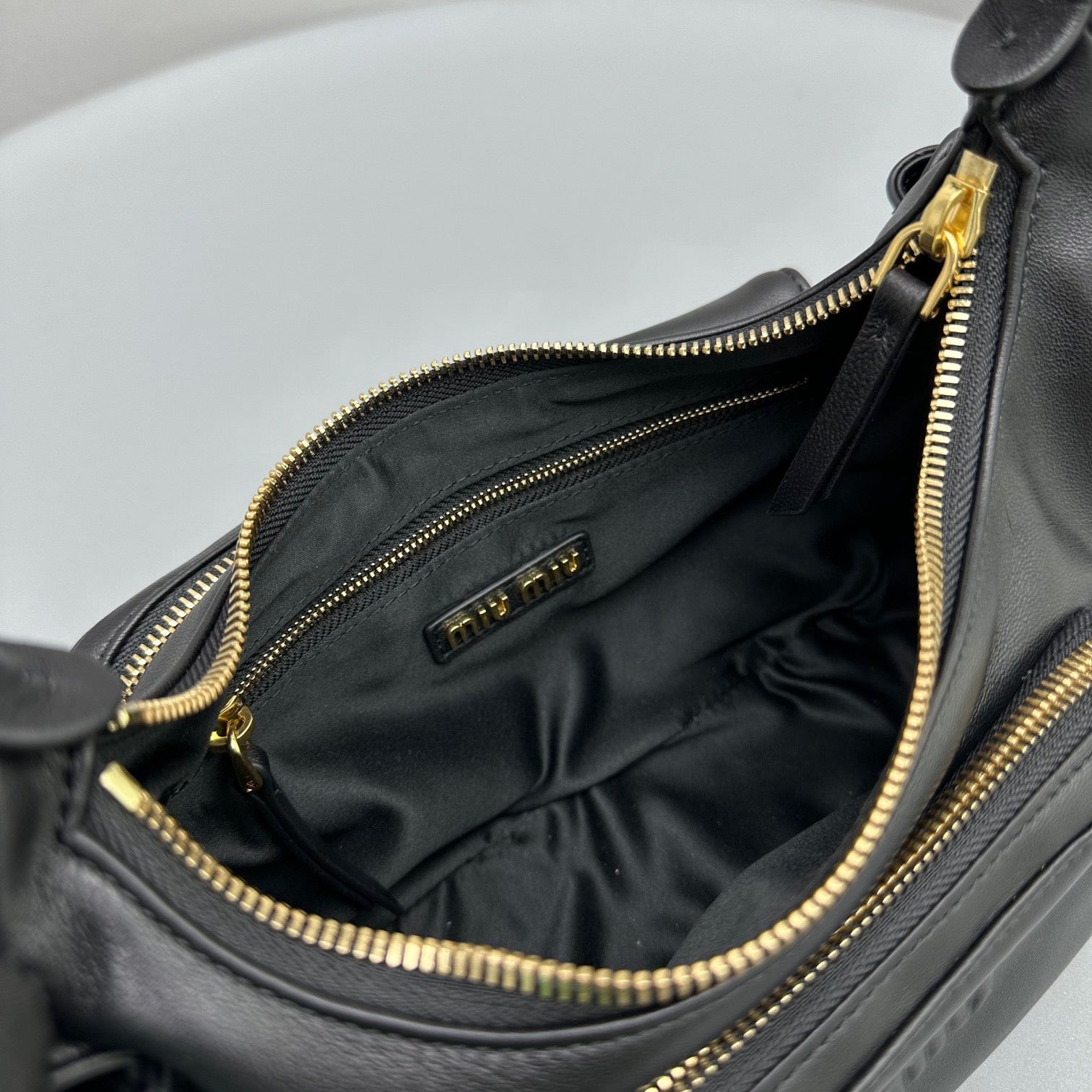 MIU M NAPPA LEATHER POCKET BAG