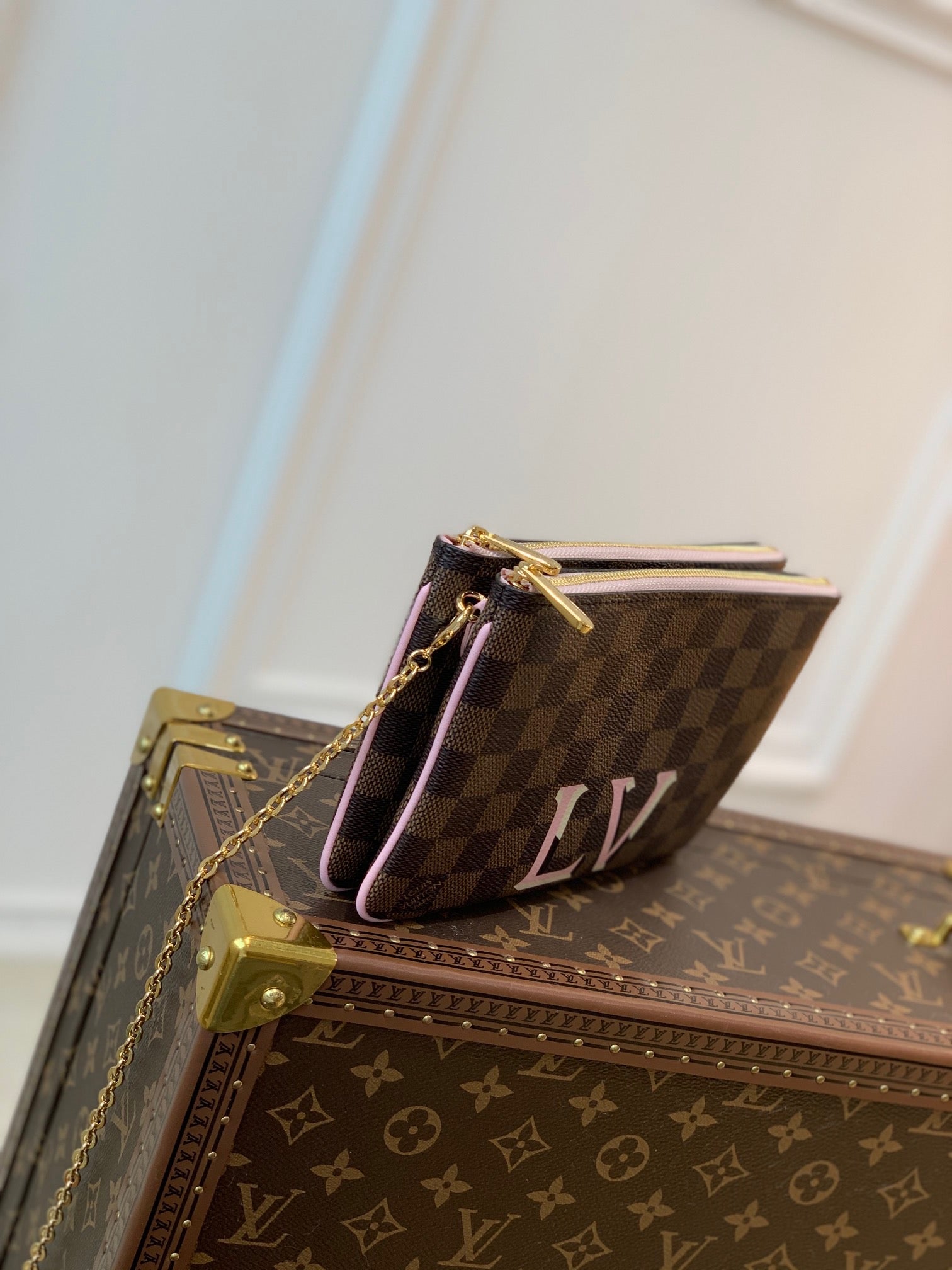 LOU DOUBLE ZIP POCHETTE