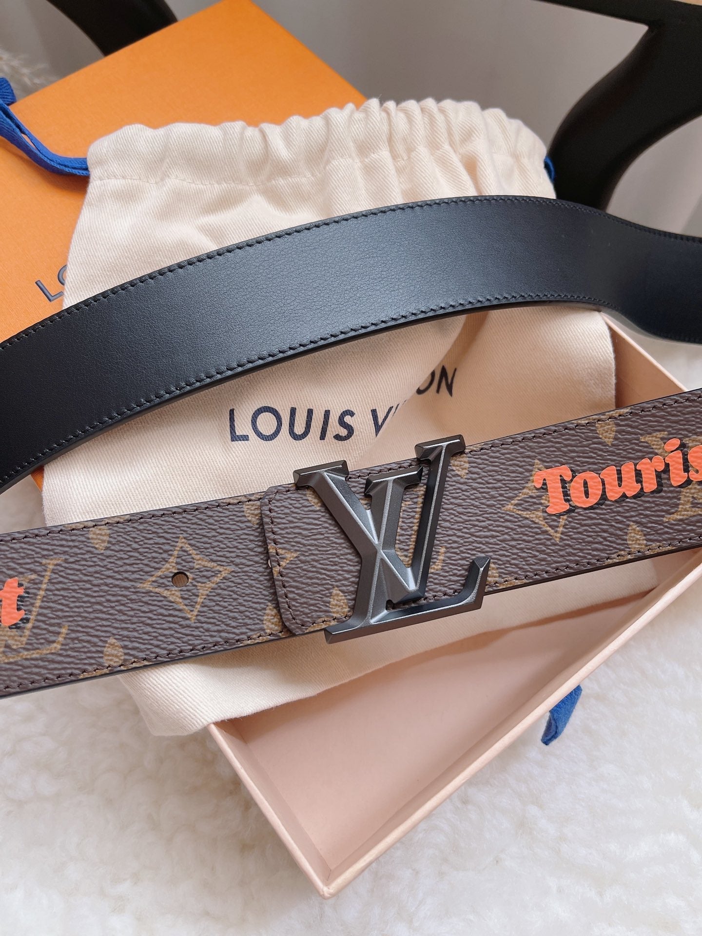 LOU INITIALS 40MM BELT