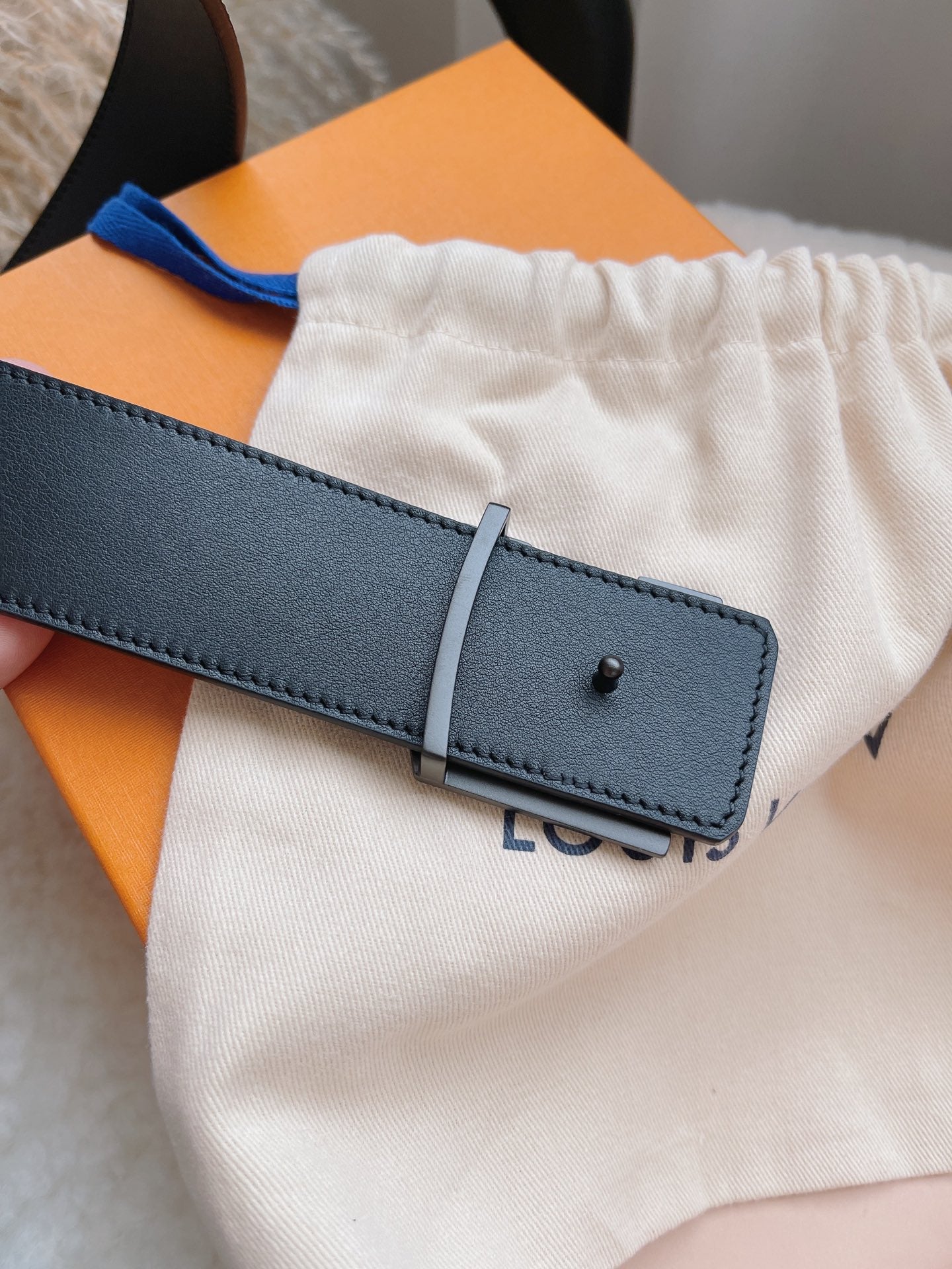 LOU INITIALS 40MM BELT