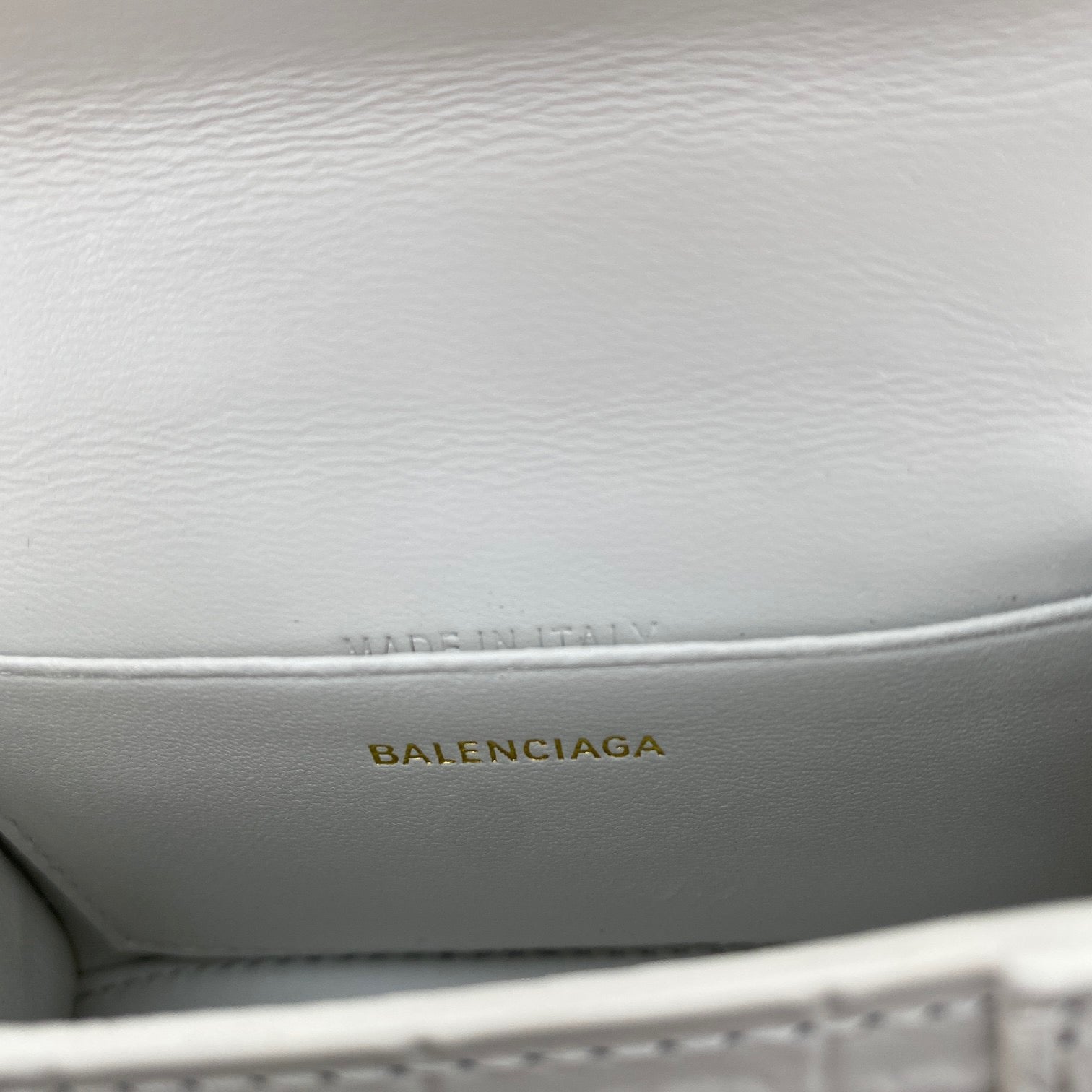 BAL HOURGLASS MINI TOTE BAG