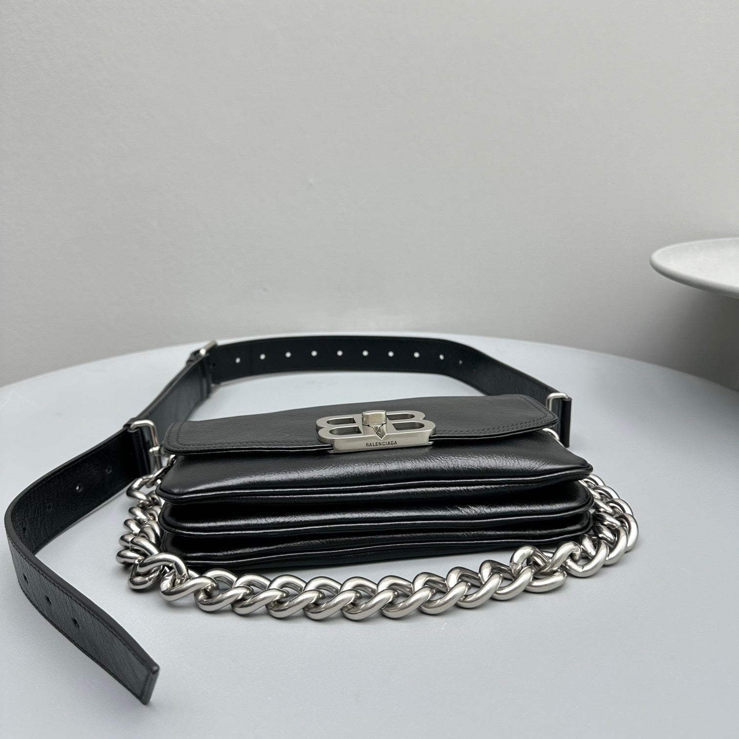 BAL BB SMALL SOFT FLAP BAG