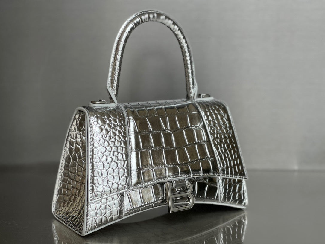 BAL HOURGLASS TOP HANDLE BAG