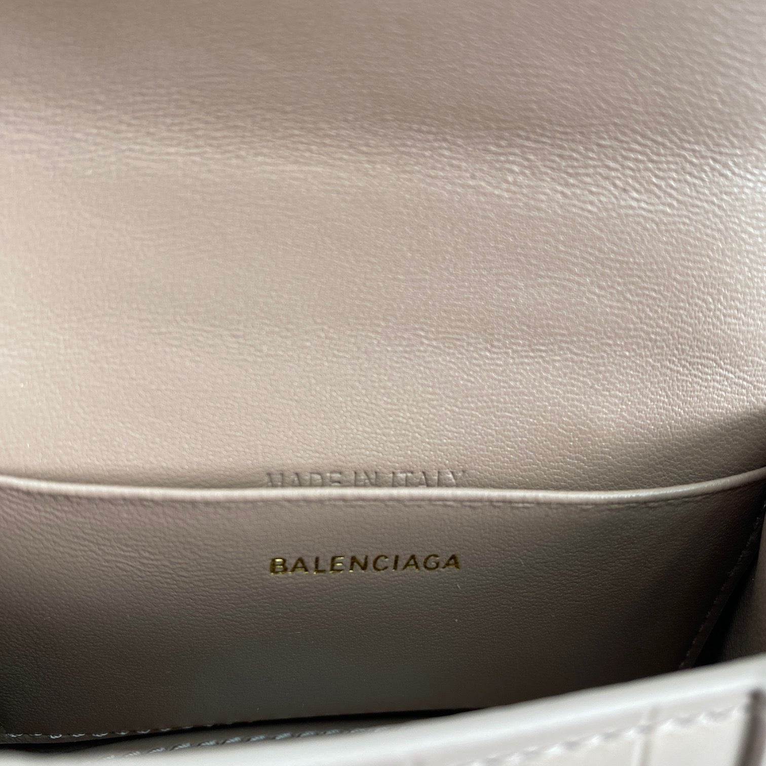 BAL HOURGLASS MINI TOTE BAG