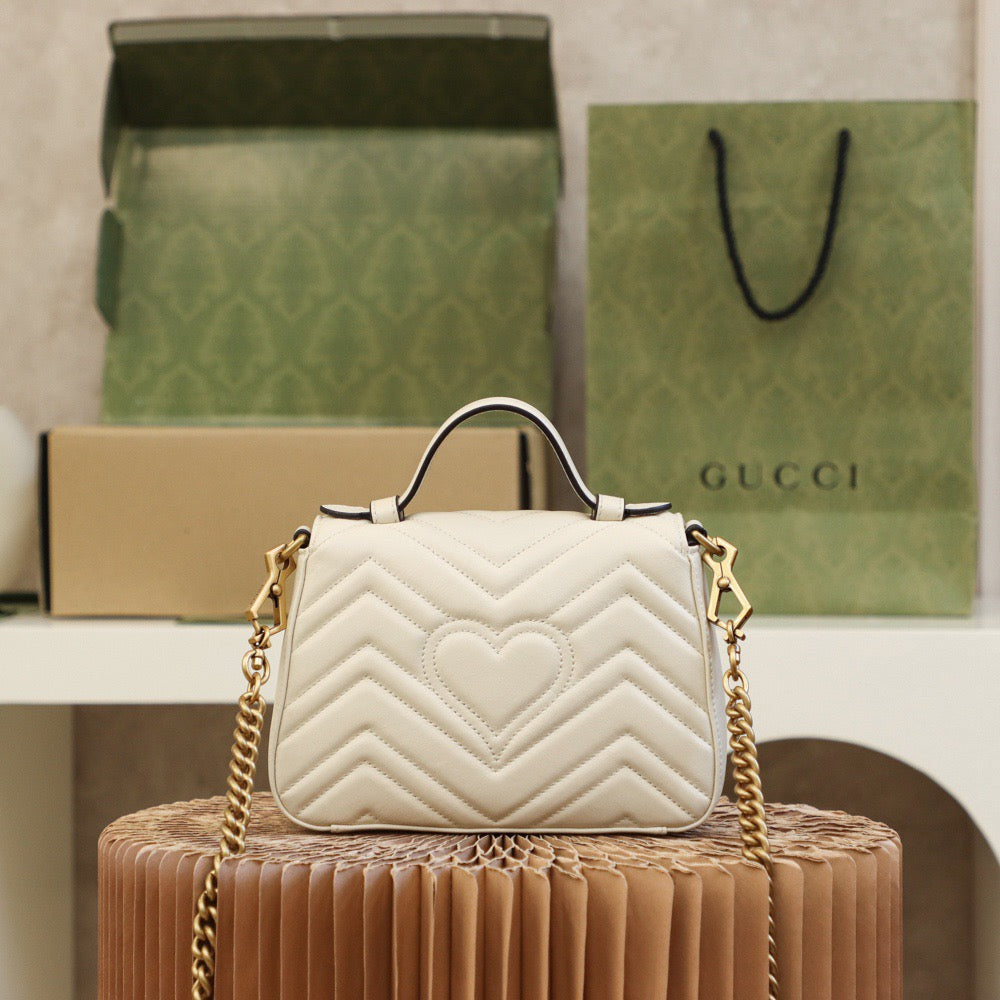GG MARMONT MINI TOP HANDLE BAG