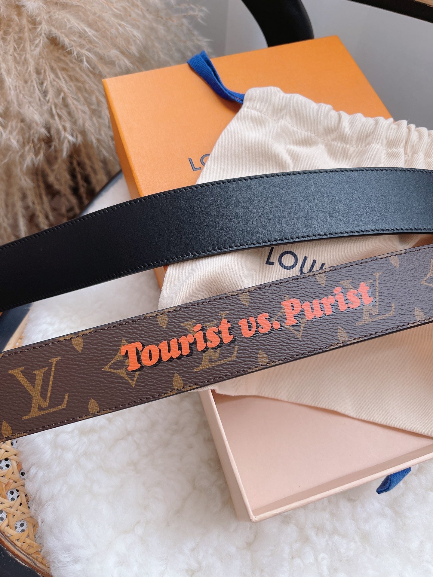 LOU INITIALS 40MM BELT